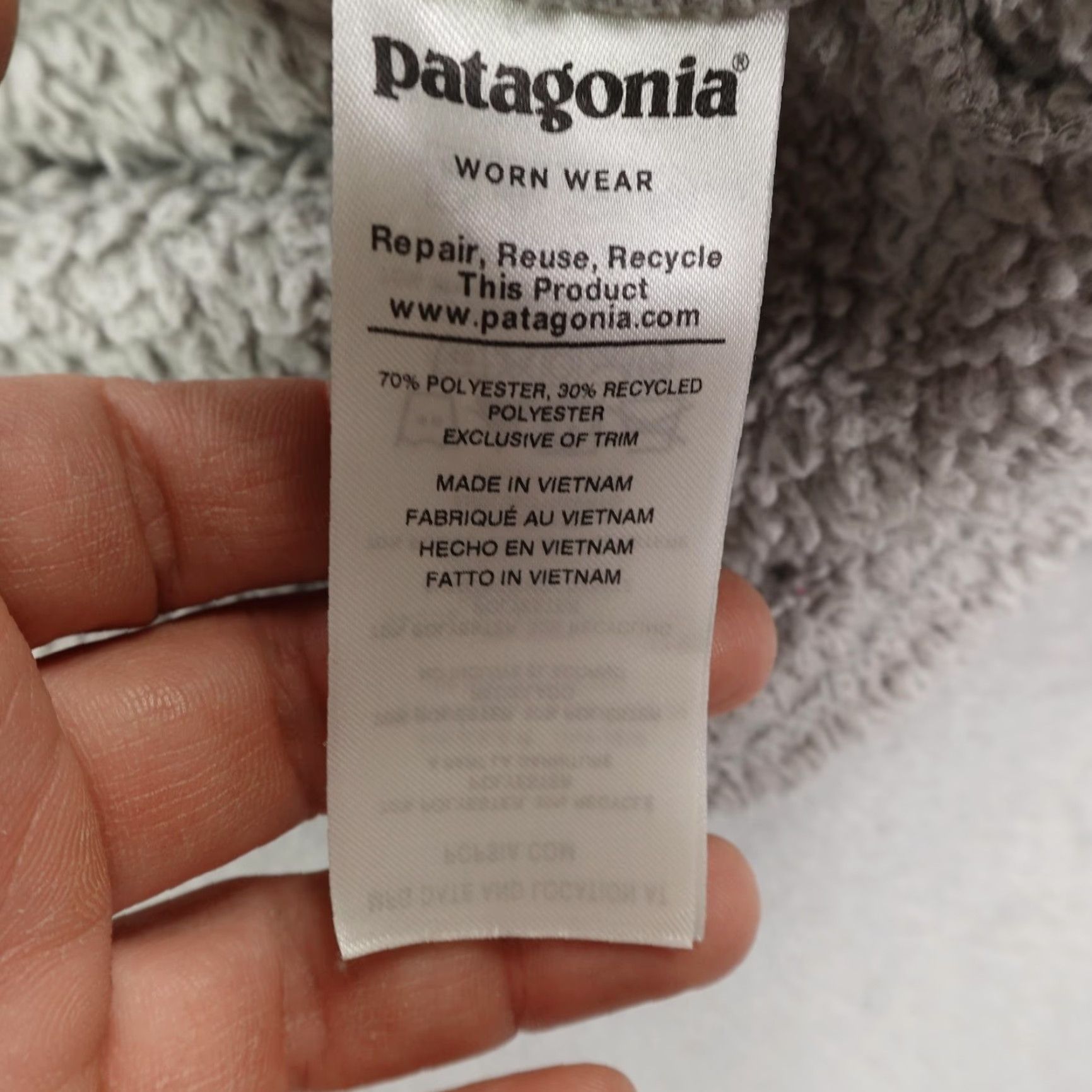 Patagonia Patagonia Sweater Womens Medium Gray Los Gatos Fleece 1/4 Zip Pullover High Pile Size M / US 6-8 / IT 42-44 - 4 Thumbnail