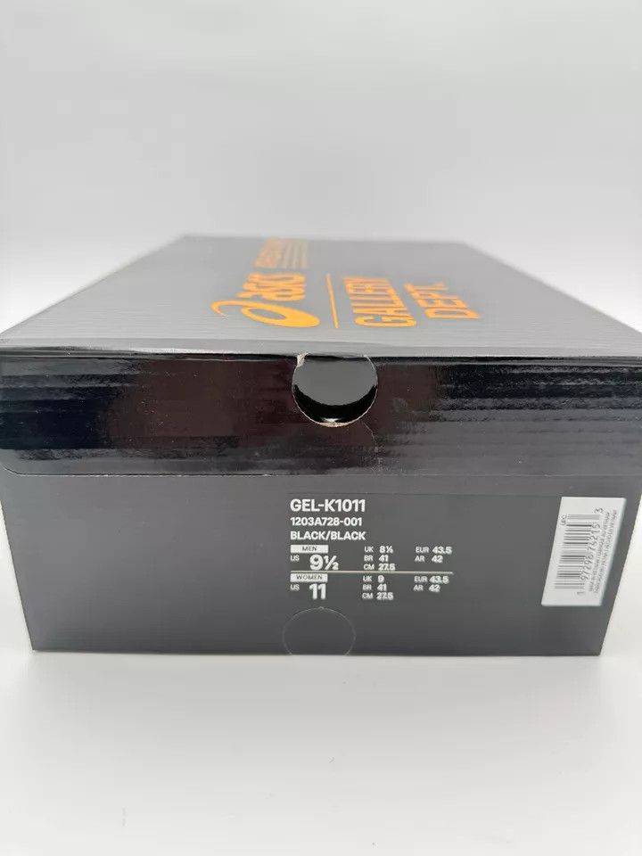 Asics × Gallery Dept. Gel-K1011 Mental Energy Painted White Black Size US 9.5 / EU 42-43 - 7 Thumbnail