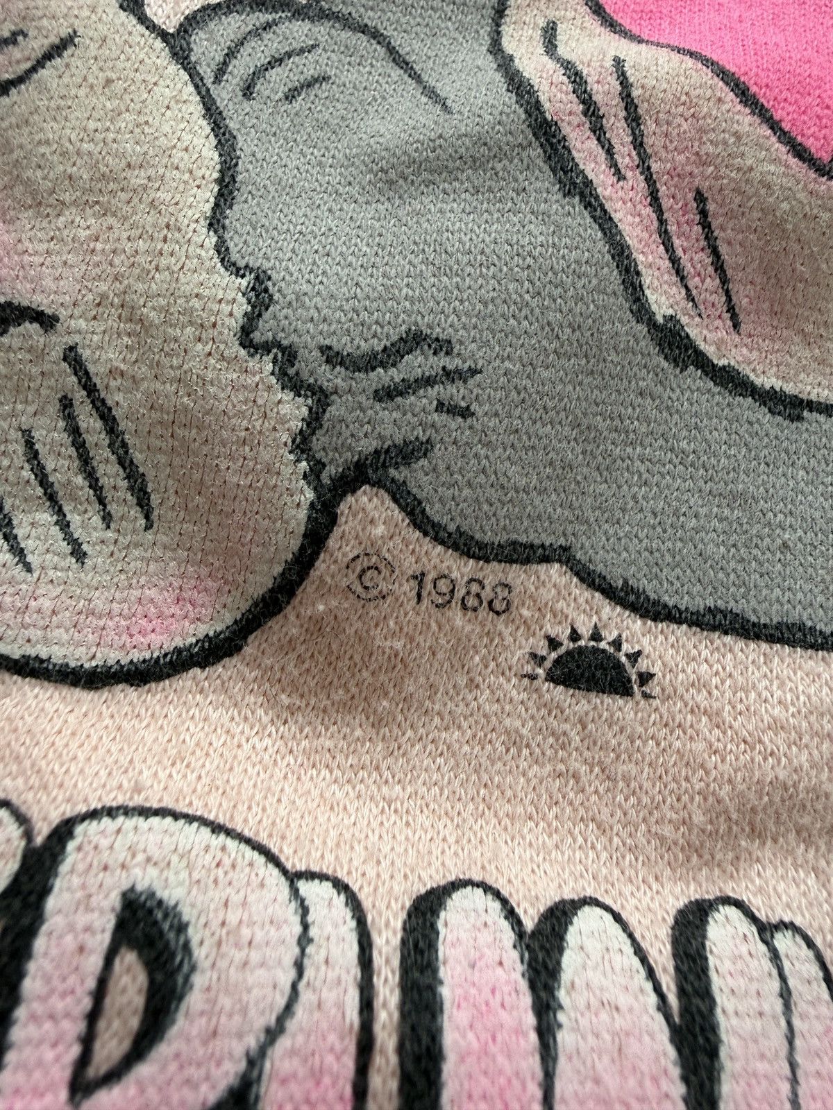 Vintage Vintage 80s Somebunny Loves You Graphic Crewneck Sweatshirt Size US M / EU 48-50 / 2 - 3 Thumbnail