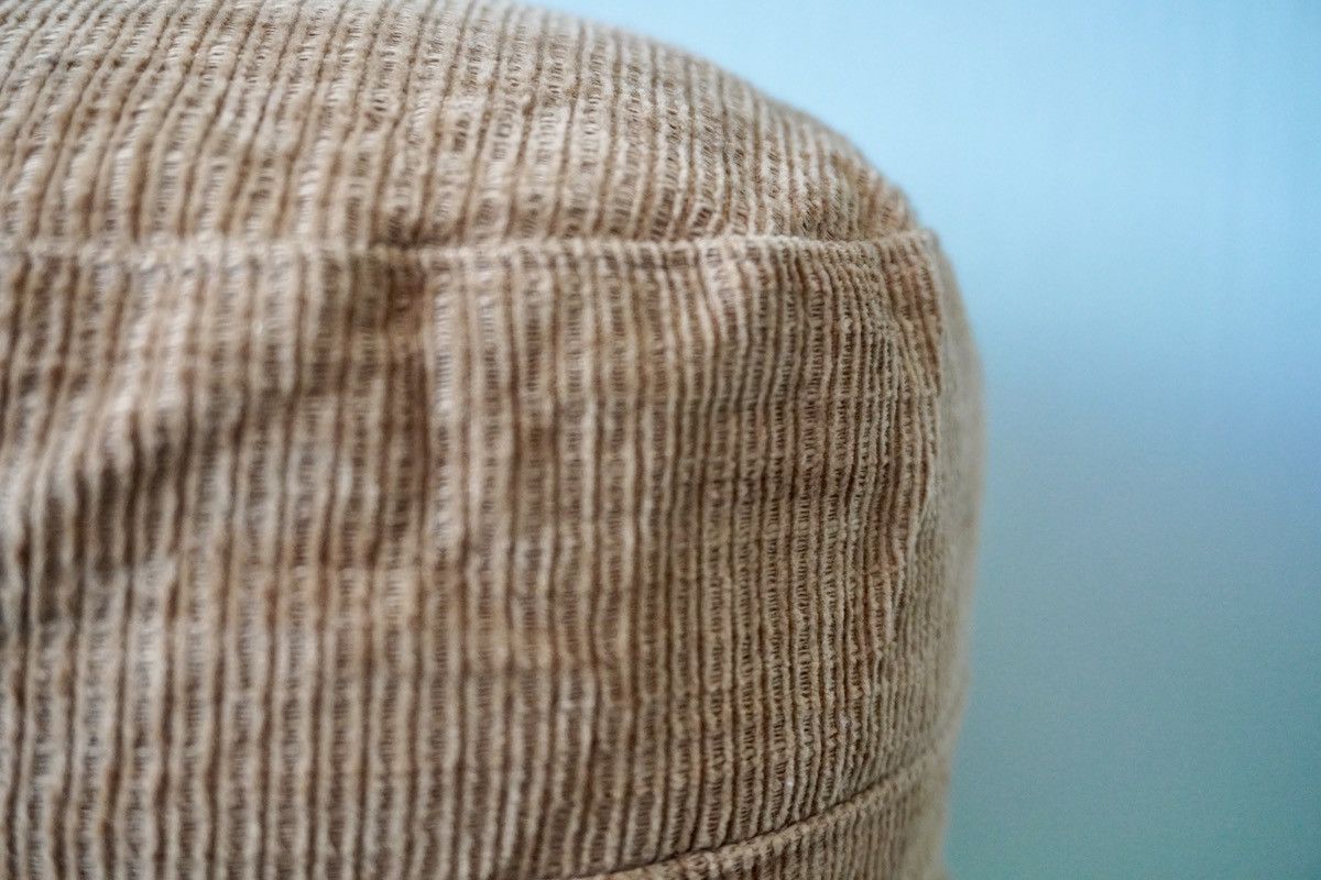 Vintage Reversible bucket hat corduroy floral motif hype fashion Size ONE SIZE - 3 Thumbnail