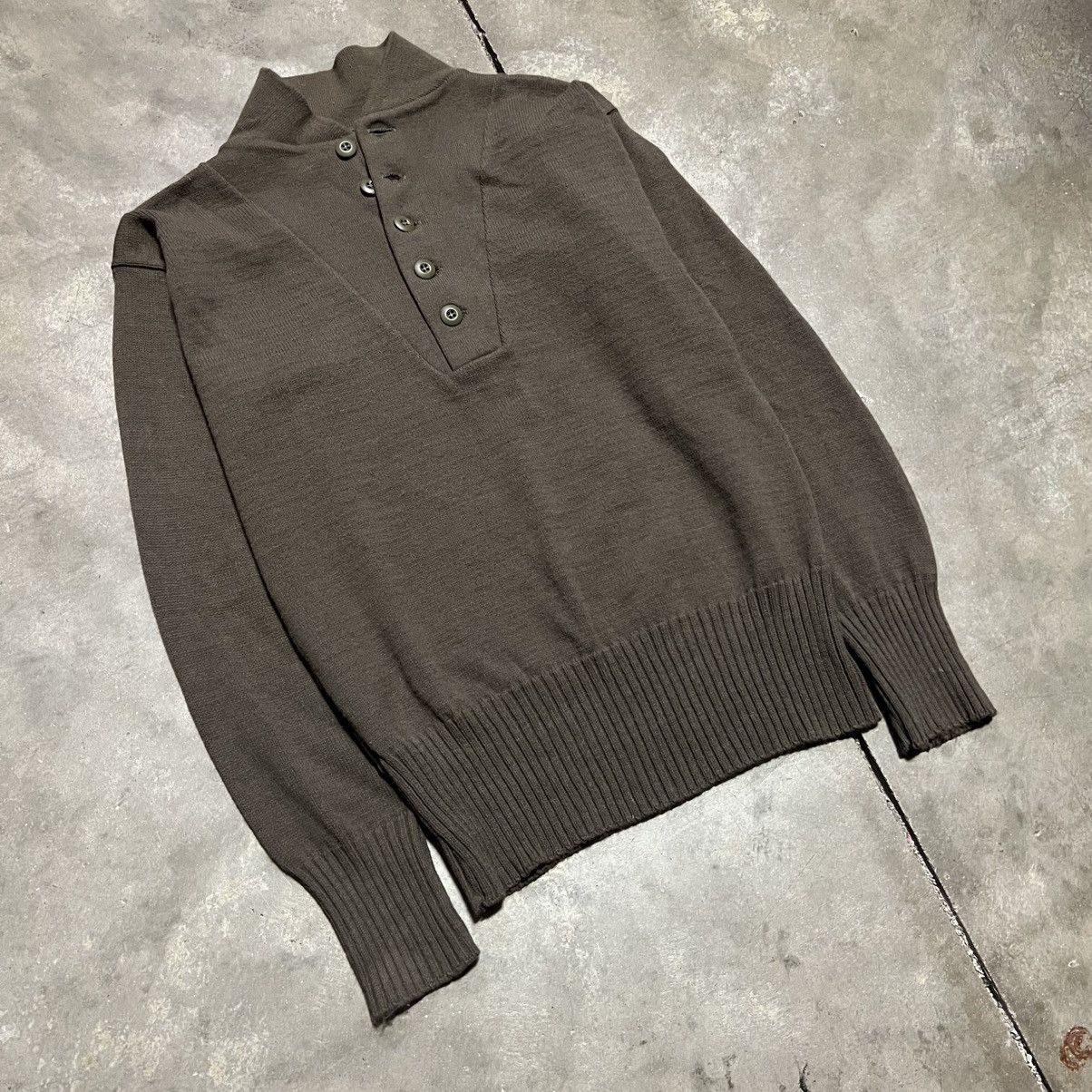 Vintage Vintage DSCP Military Sweater Fatigue Field Heavyweight Size US S / EU 44-46 / 1 - 2 Thumbnail