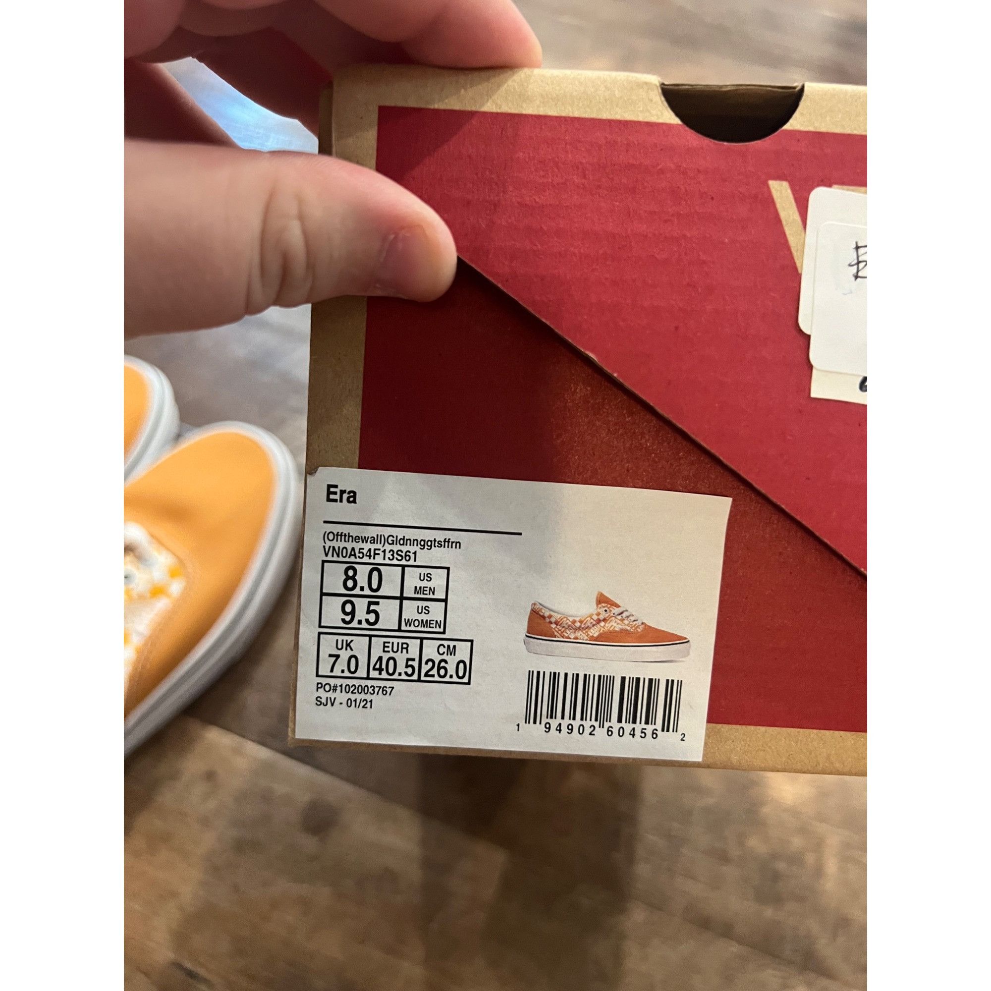 Vans Vans Era Off The Wall Golden Nugget VN0A54F13S61 Men's Size Size US 8 / EU 41 - 6 Thumbnail