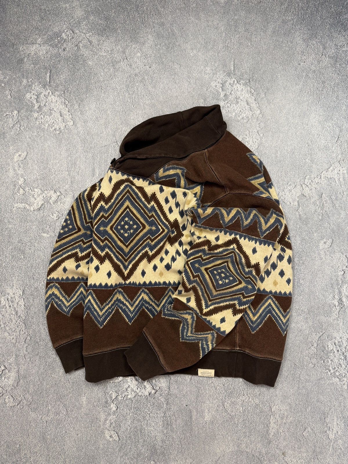 Polo Ralph Lauren Polo Ralph Lauren Western Navajo Pattern Hoodie Sweatshirt Size US L / EU 52-54 / 3 - 1 Thumbnail