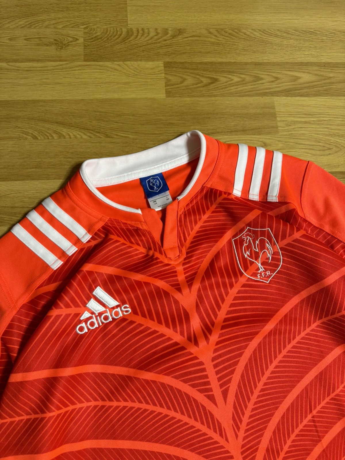 Adidas Adidas France Soccer Jersey F.F.R 2014 Size US L / EU 52-54 / 3 - 6 Thumbnail