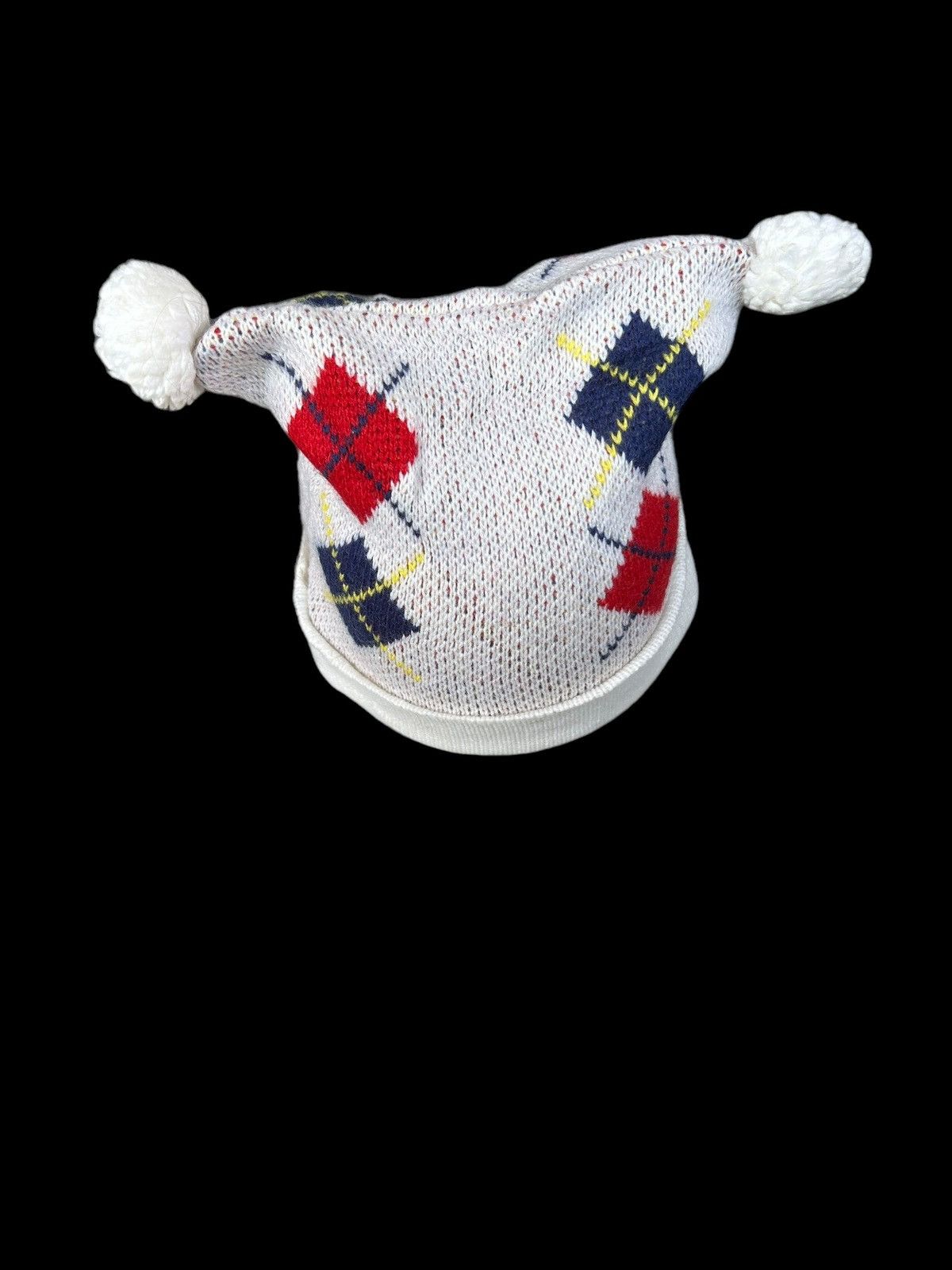Japanese Brand × Kapital × Vintage ELLE BUNNY HORN DEVIL knitt Beanie Hats☠️☠️ Size ONE SIZE - 3 Thumbnail