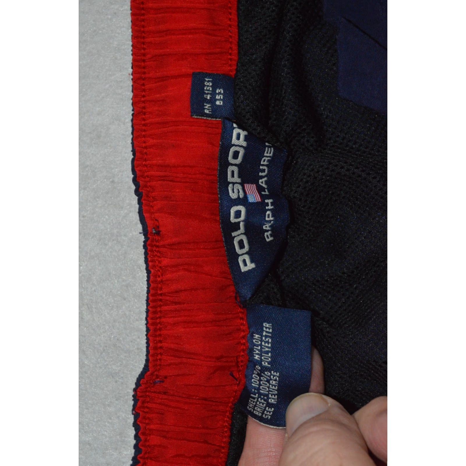 Vintage VINTAGE Polo Sport Swim Trunks Bottom Men XL Navy Blue Nylon 90s Flag Logo Polo Pony Quick Dry Breathable Drawstring Elastic Waist Size US XL / EU 56 / 4 - 5 Thumbnail
