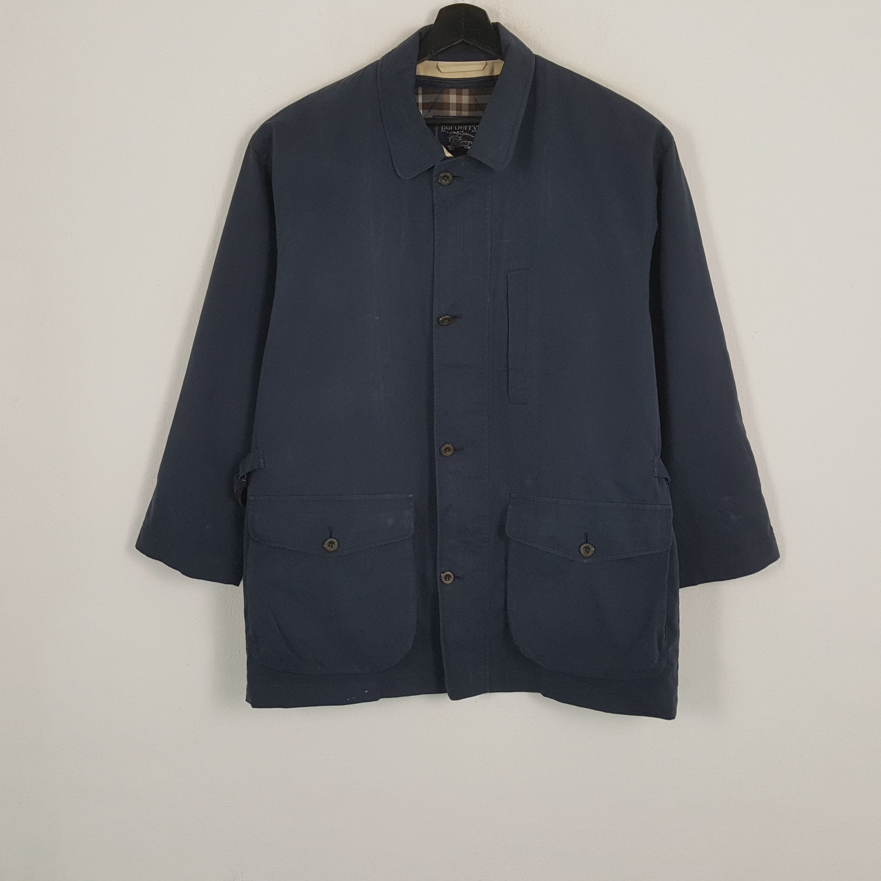 Burberry × Vintage BURBERRYS Fashion Brand Style Custom Art Coat Jacket Size US L / EU 52-54 / 3 - 3 Thumbnail