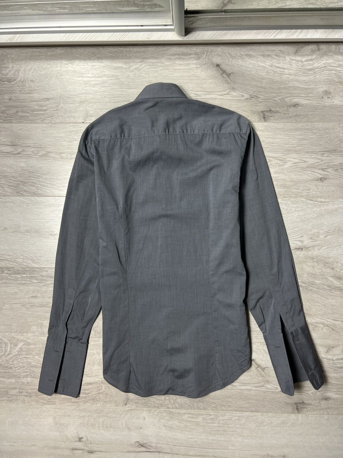 Dolce & Gabbana Dolce & Gabbana Button Up Long Sleeve Shirt (Cufflinks) Size US M / EU 48-50 / 2 - 11 Thumbnail
