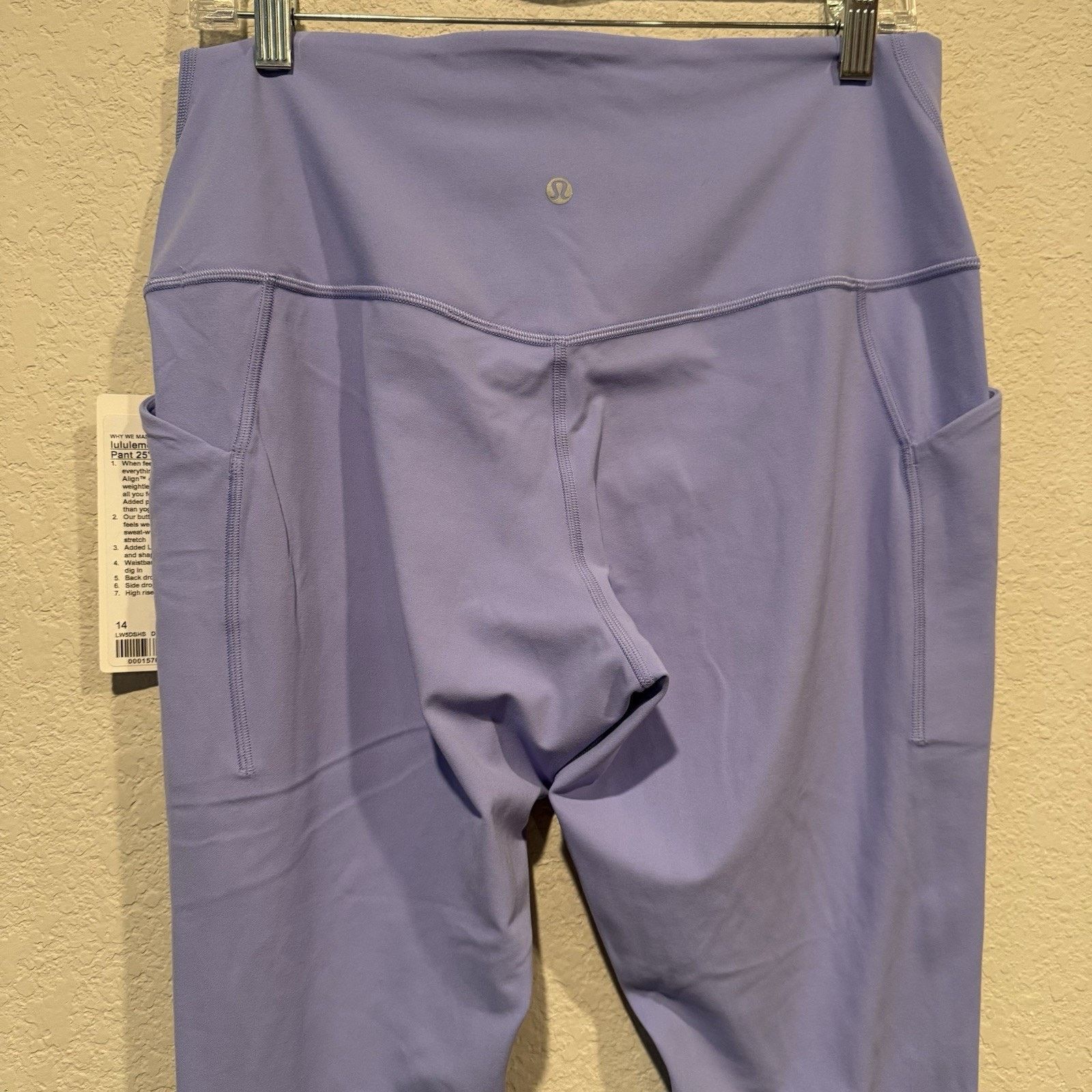 Lululemon Lululemon Align HR Pant Pockets 25” Dusty Lilac Purple 14 Size 36" / US 14 / IT 50 - 10 Thumbnail