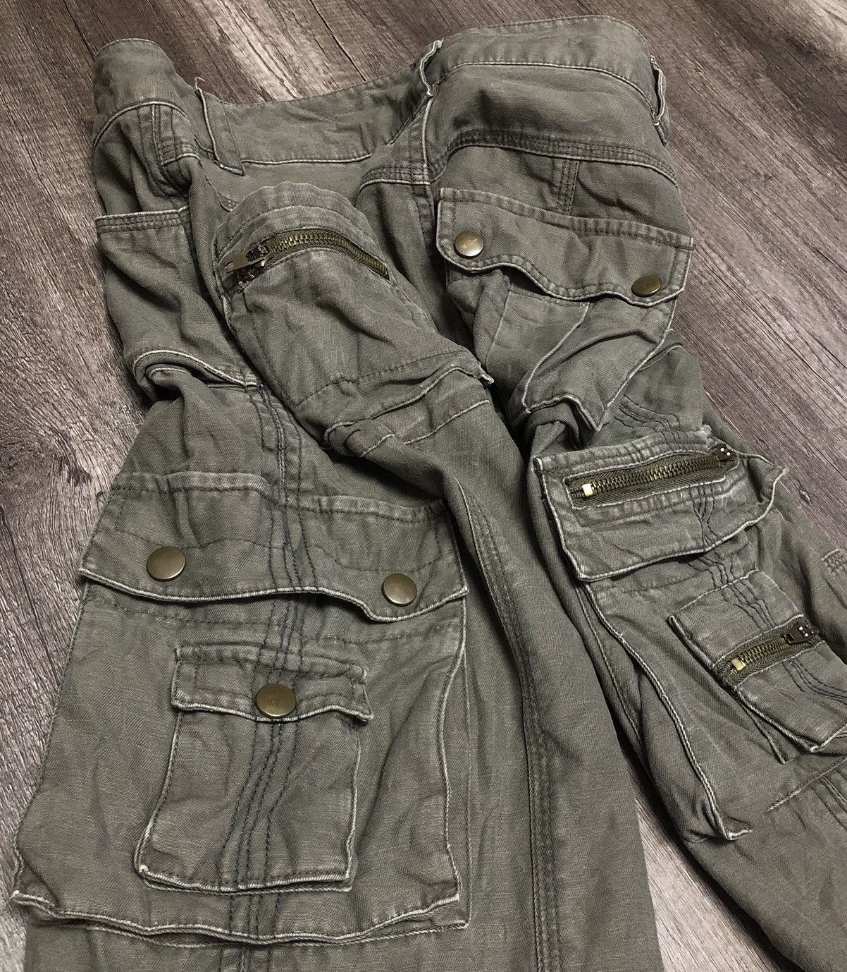 Designer × Japanese Brand Vintage Magic Square Cargo Pant Multi Pocket Size US 29 - 9 Thumbnail