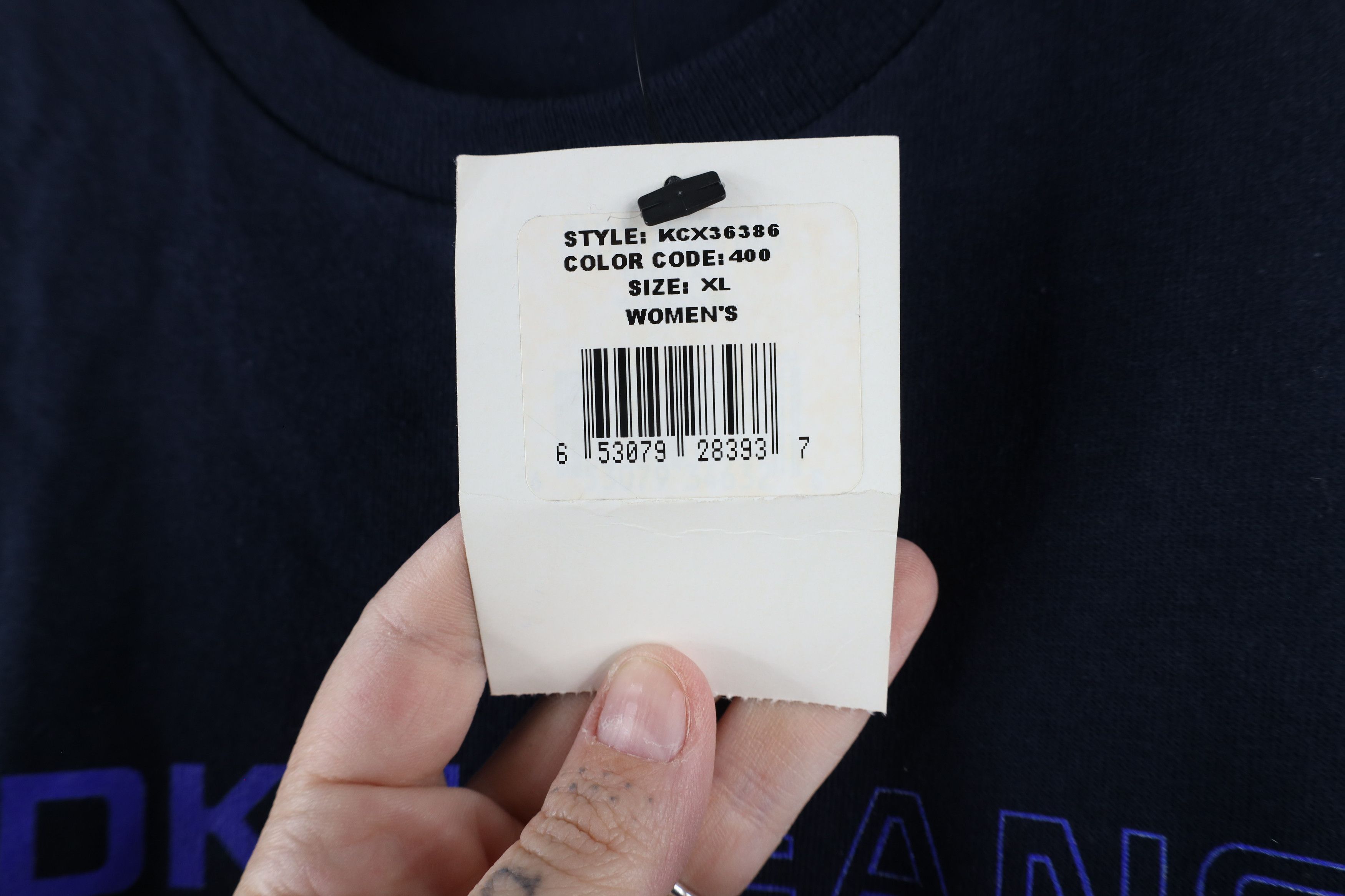 DKNY × Vintage Deadstock Vintage 90s DKNY Short Sleeve T-Shirt Blue USA Size XL / US 12-14 / IT 48-50 - 5 Thumbnail