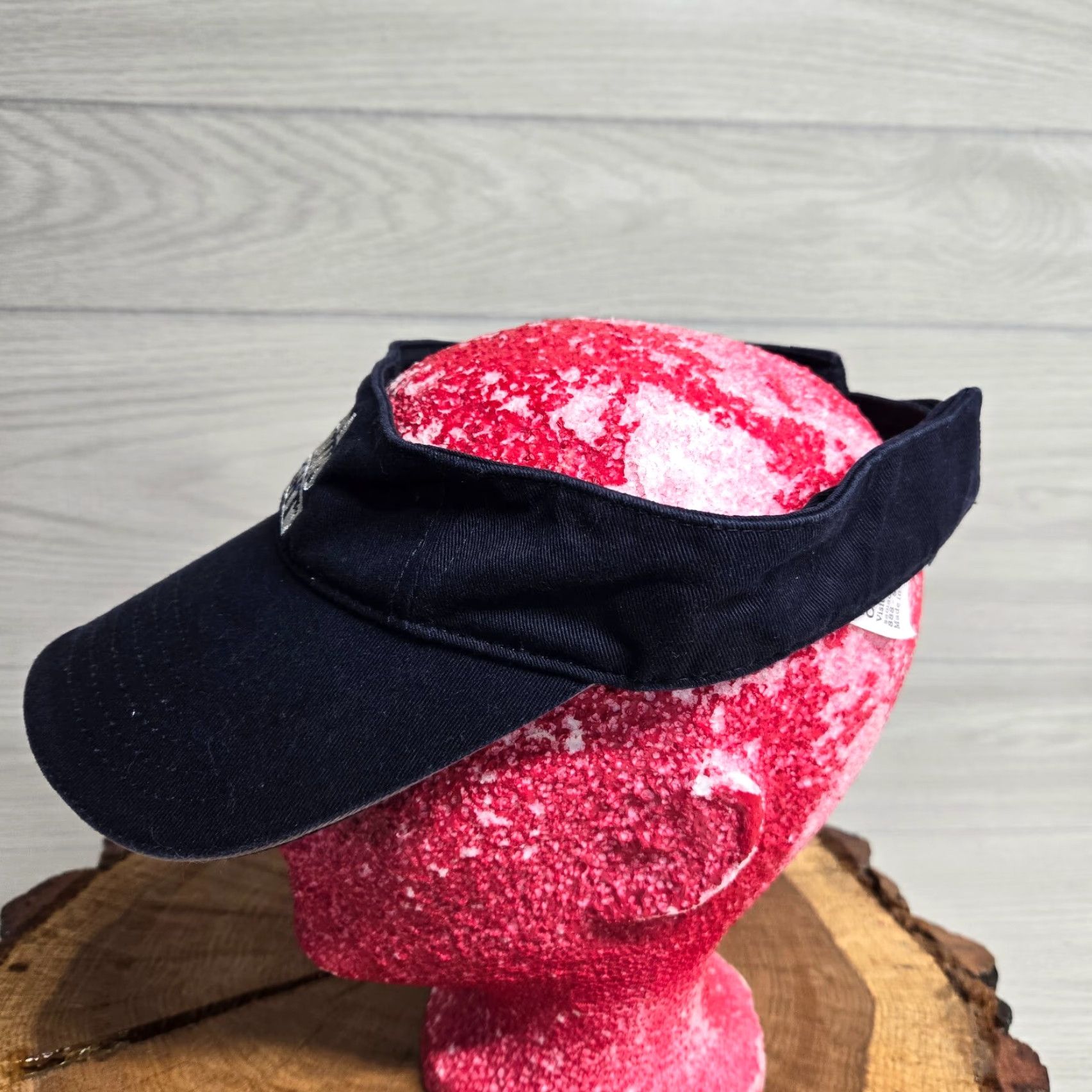 Vintage Sam Adams Light Visor Unisex Adult Navy Blue Adjustable One Size Fits All Hat Size ONE SIZE - 5 Thumbnail