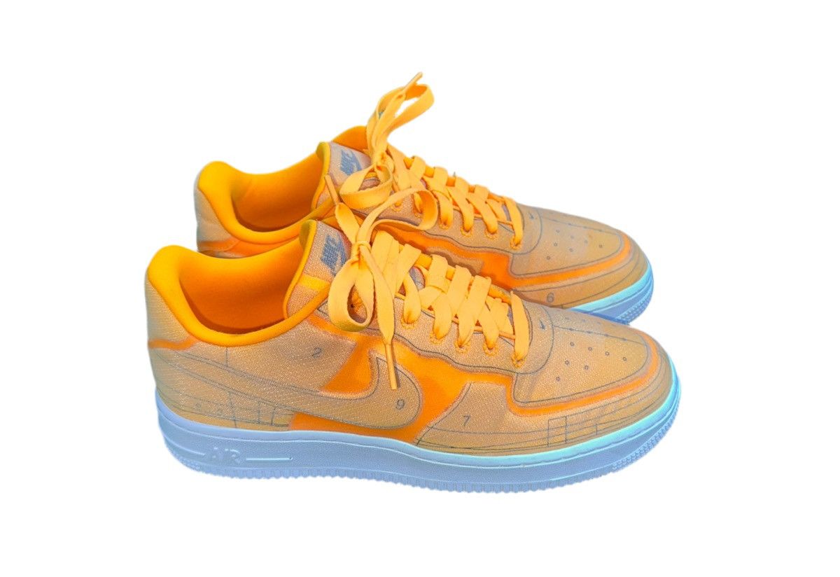 Nike Shoes Nike Air Force Low ‘07 LX Blueprint Laser Orange. Size US 7 / IT 37 - 1 Thumbnail
