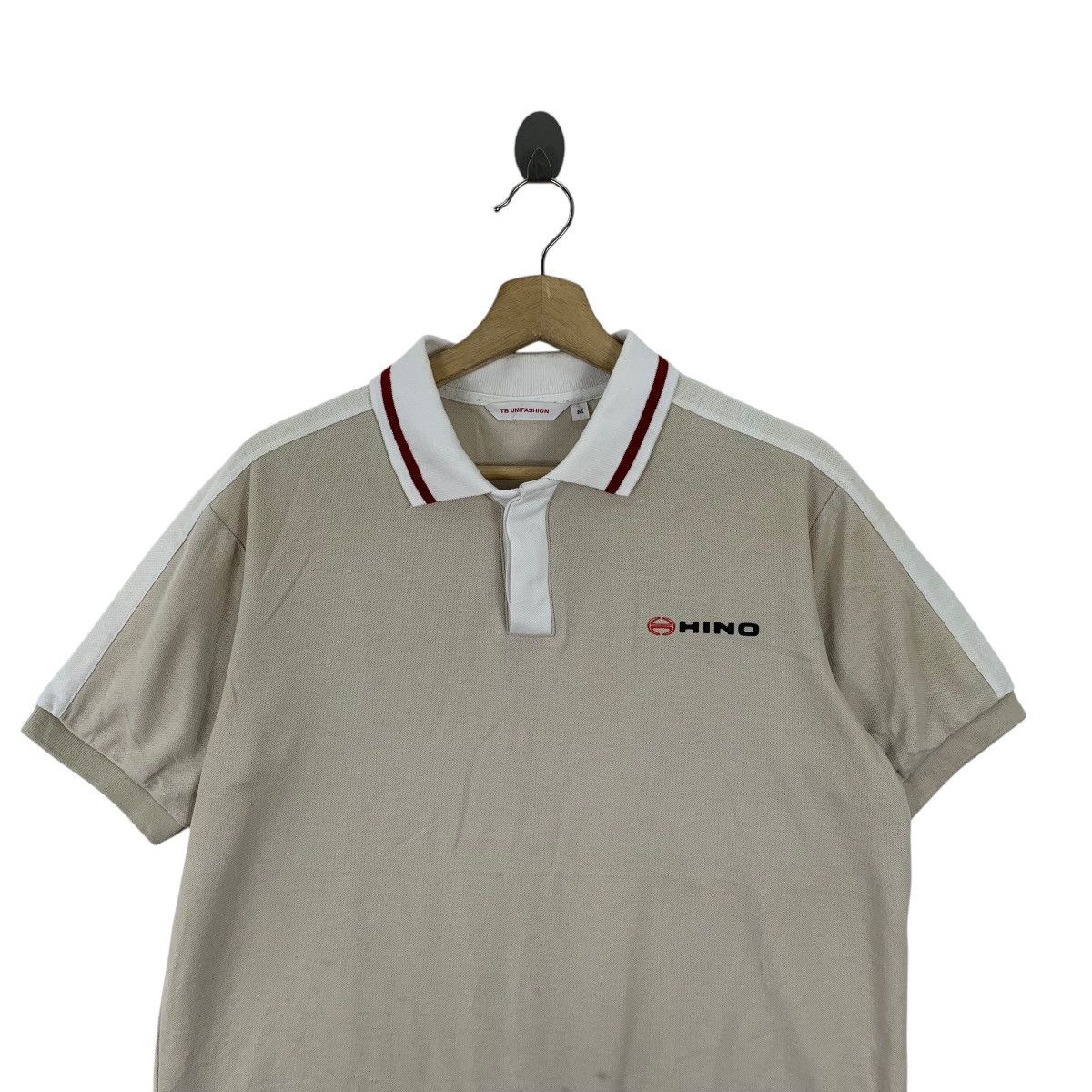 Vintage Vintage HINO MOTORS AUTOMOTIVE Racing Tee Shirt Top Polo Size US M / EU 48-50 / 2 - 2 Thumbnail