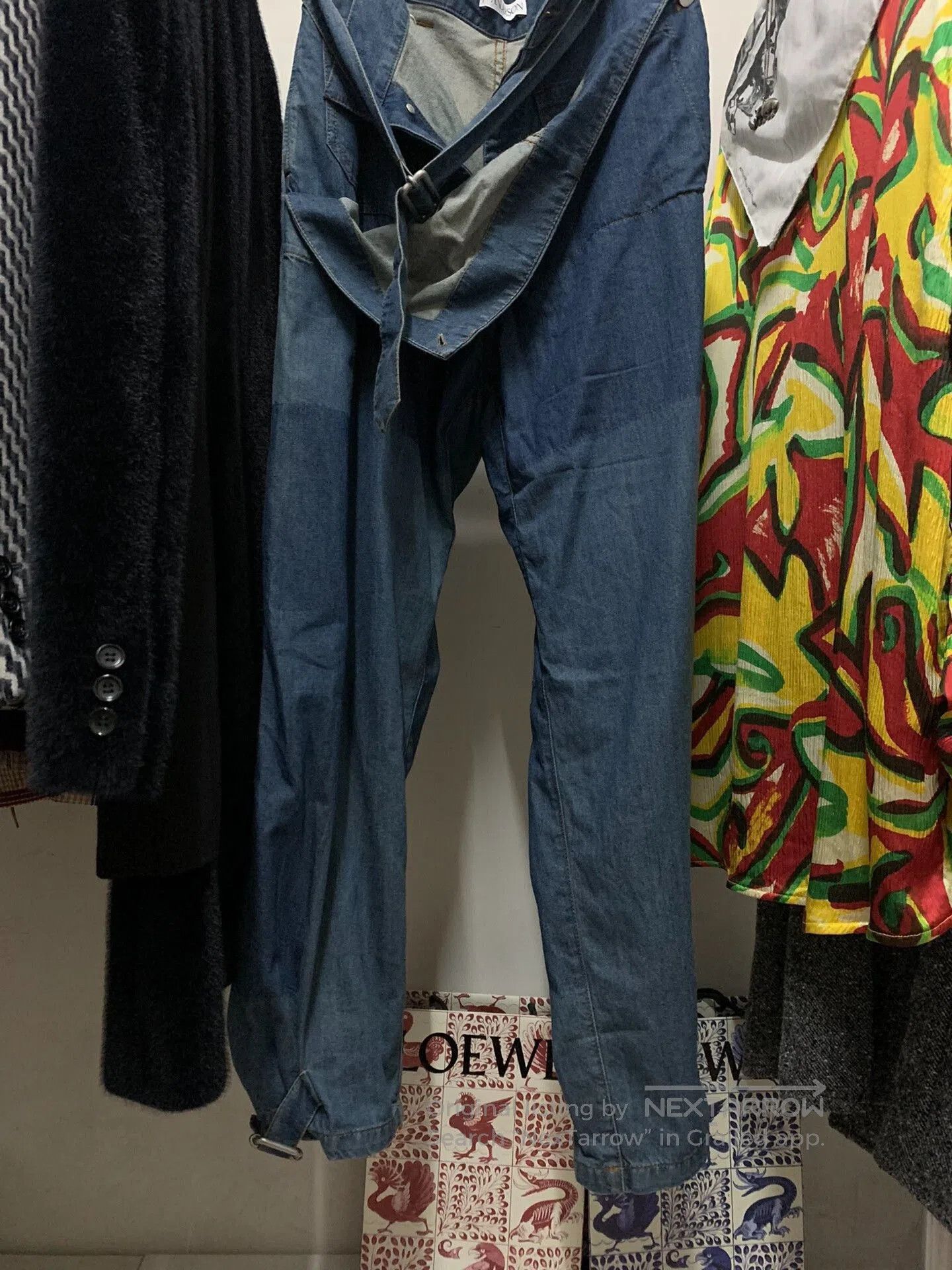 JW Anderson JW Anderson Stylish Lace-Up Denim Pants. Size 39" - 2 Thumbnail