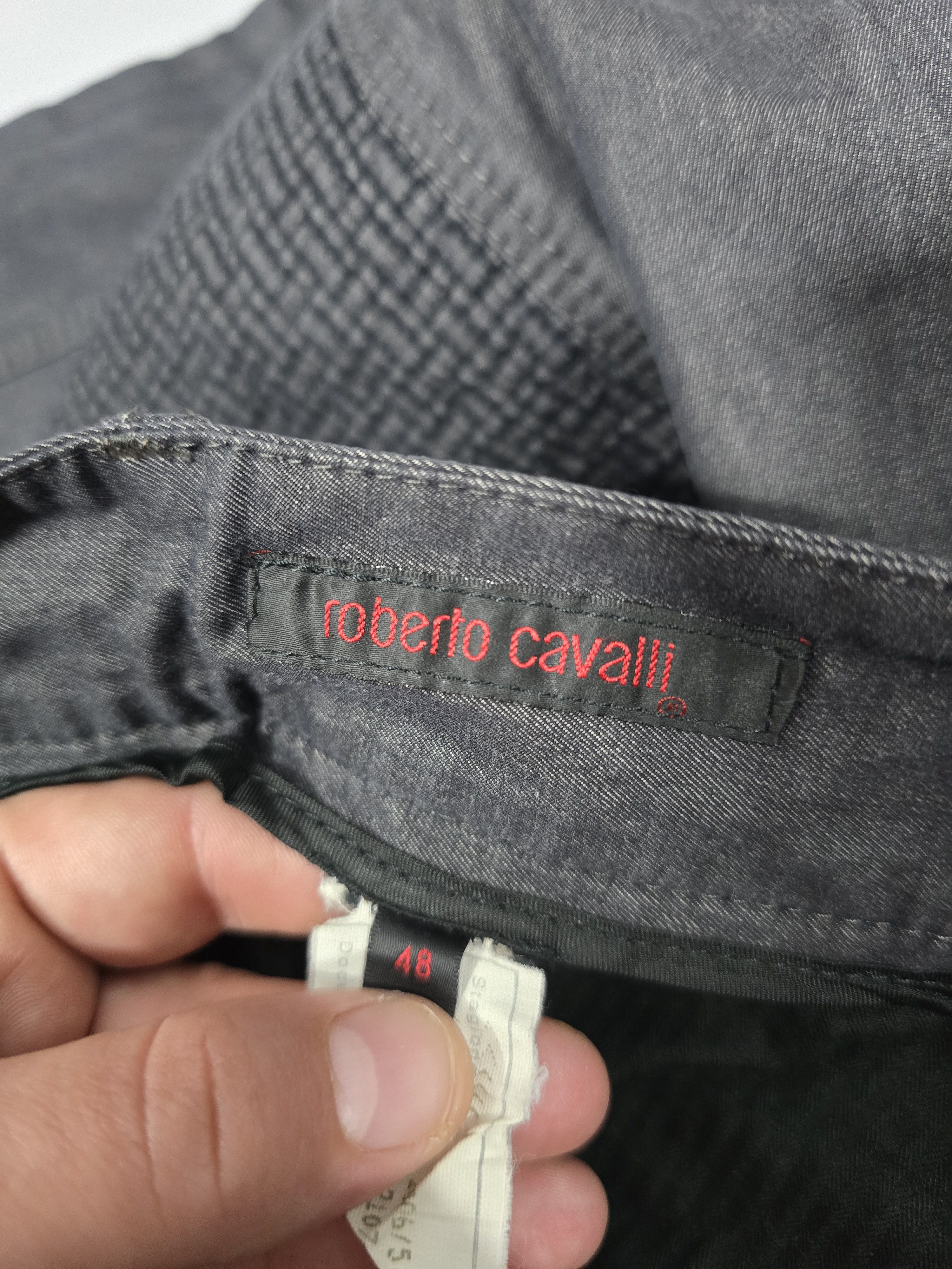 Roberto Cavalli ROBERTO CAVALLI biker pants. vintage 2000' , EXCELLENT COND. Size US 32 / EU 48 - 10 Thumbnail
