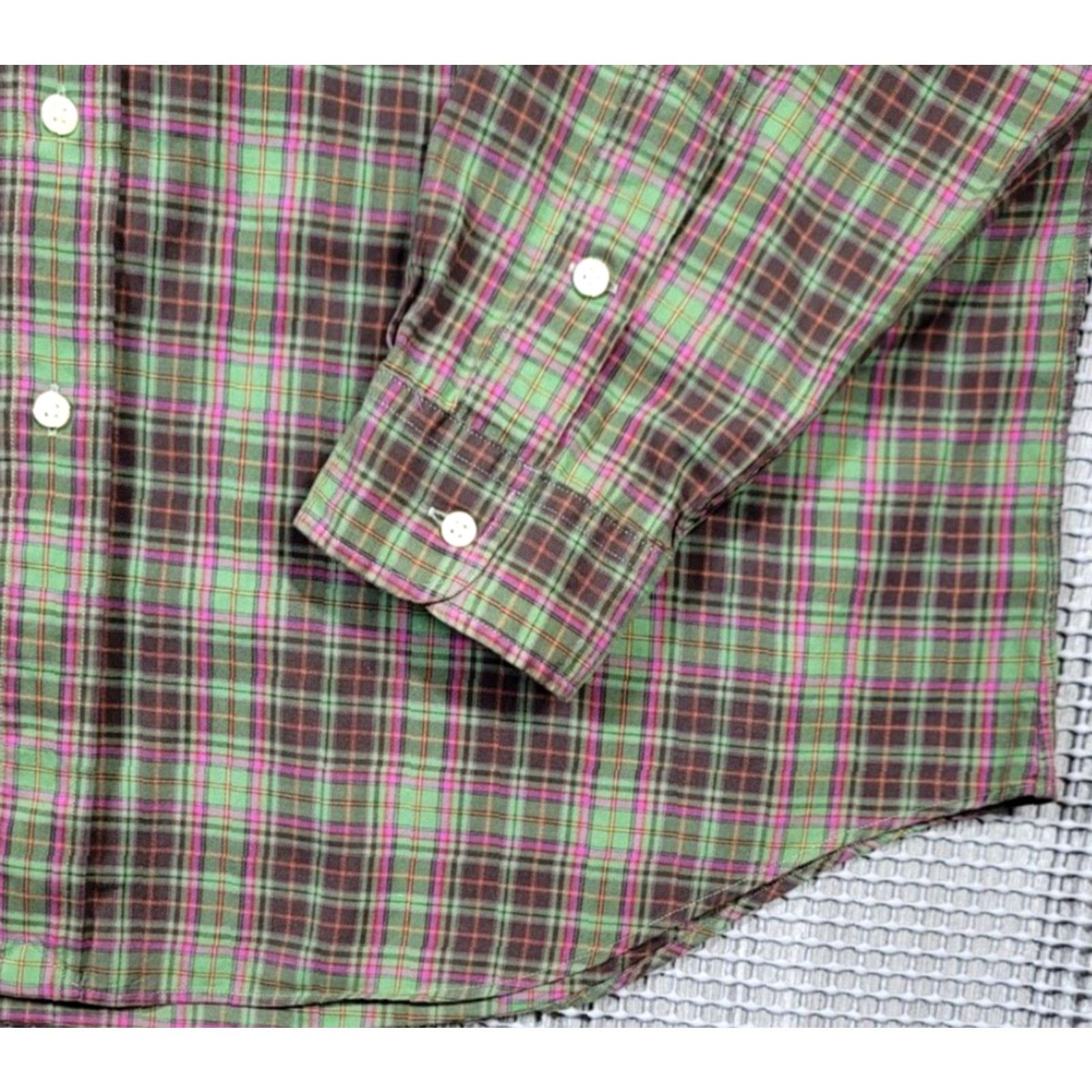 Polo Ralph Lauren VINTAGE Polo Ralph Lauren Men XL Whitfield Plaid Button Up Classic Long Sleeve Shirt Size US XL / EU 56 / 4 - 4 Thumbnail