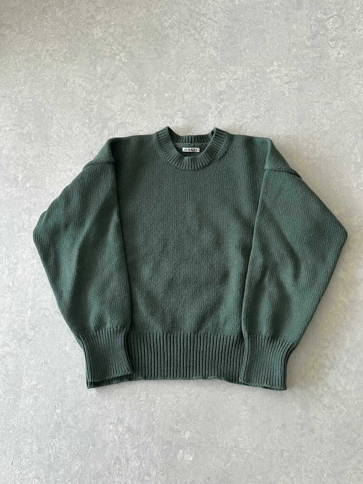 Auralee Superfine Wool Knit Sweater