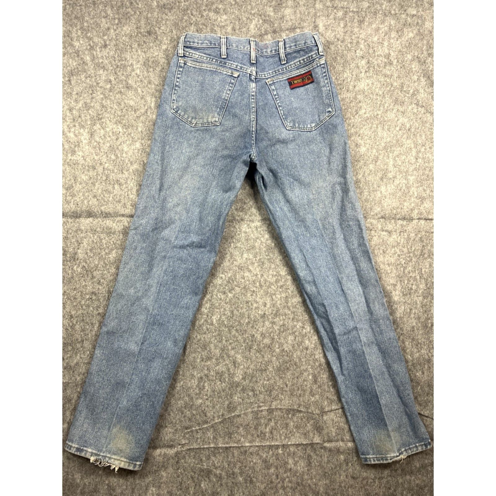 Denime VINTAGE Twenty X Jeans Men's Blue Light Wash Relaxed Fit 34x34 Denim Cotton Cowboy Western Rancher Workwear 34in Inseam Mens Size US 34 / EU 50 - 2 Thumbnail