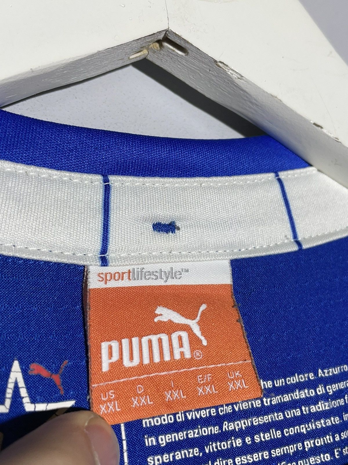 Puma National Team Italy Puma 2014 Home Football Shirt Size US XXL / EU 58 / 5 - 13 Thumbnail