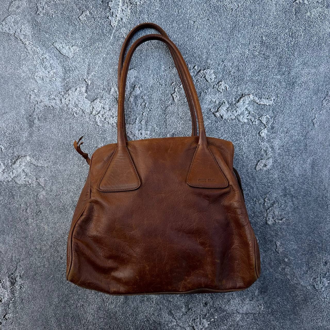Vintage Miu Miu Bag Leather Brown