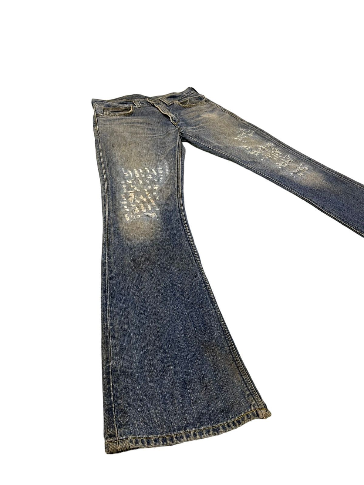 Lee Flare Jeans Lee Japan Distress Faded Boot Cut 7🟦5 Size US 30 / EU 46 - 1 Thumbnail