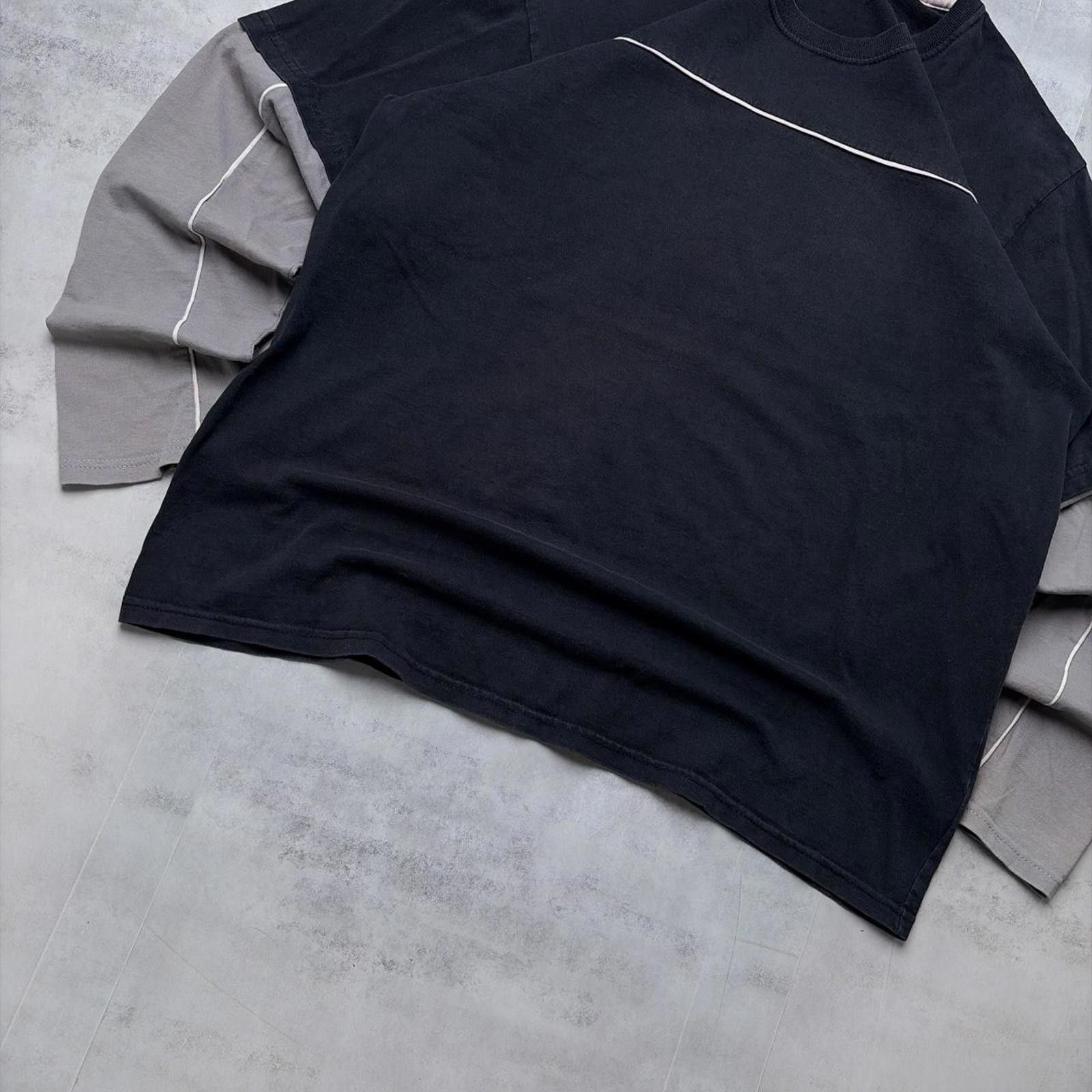 Other Y2K Black Basic Concepts Surf Striped Long Sleeve Shirt Size US L / EU 52-54 / 3 - 4 Thumbnail