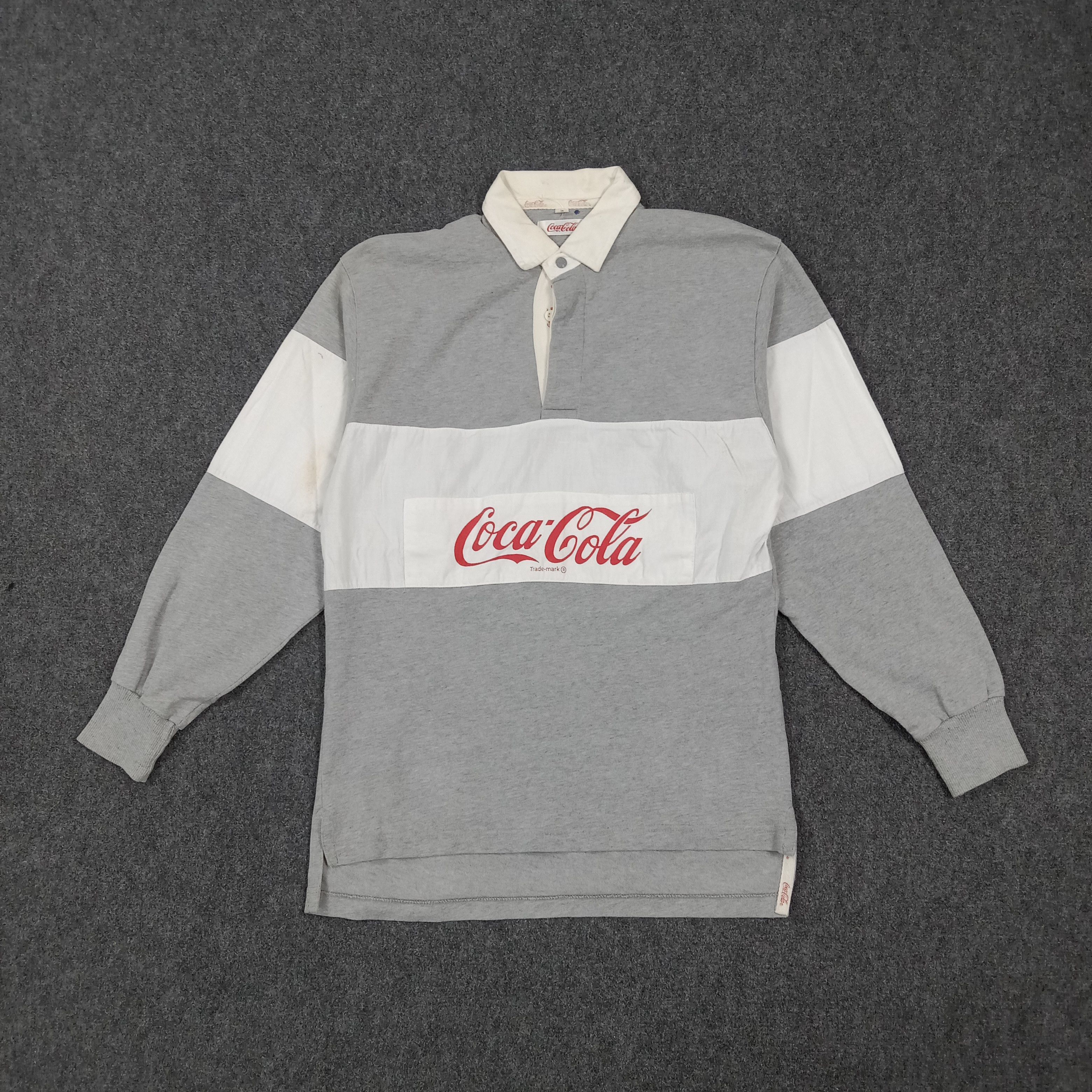 Coca Cola Vintage 90's Coca Cola Retro Long Sleeve Polos C285N80 Size US M / EU 48-50 / 2 - 1 Thumbnail