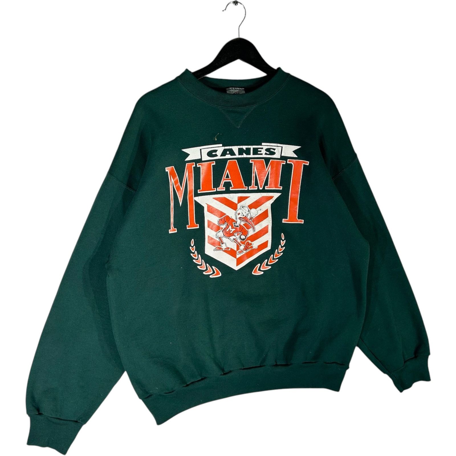 Vintage Vintage University of Miami Hurricanes Spellout Crewneck Size US XXL / EU 58 / 5 - 3 Thumbnail