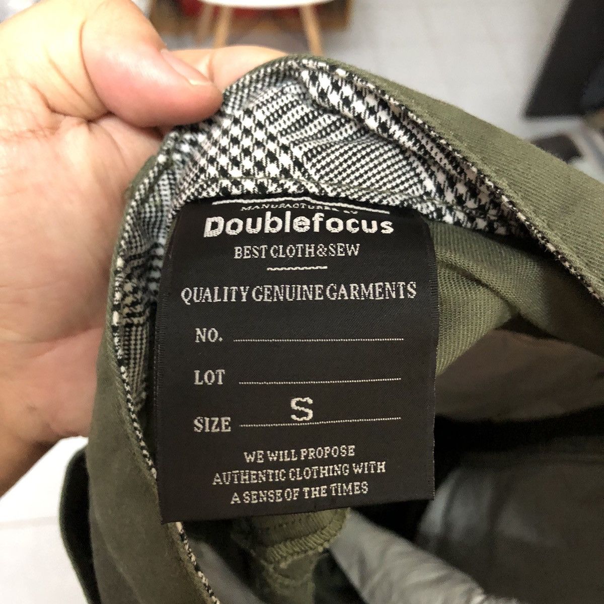 Japanese Brand DL Double Focus Green utility Cargo Multipocket Pants #A2544 Size US 29 - 21 Thumbnail