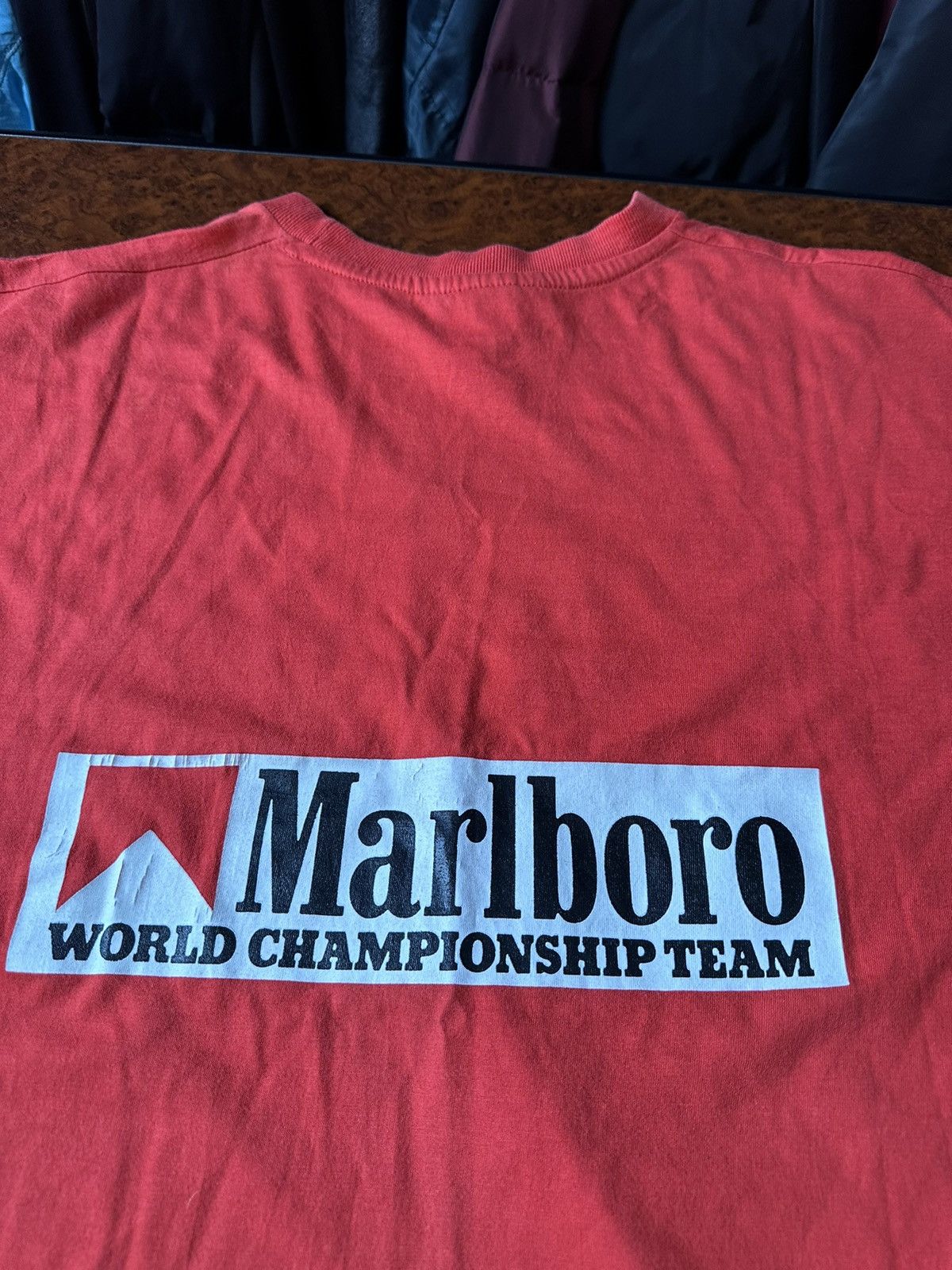 Marlboro × Vintage Vintage 80s Marlboro moto Baseball Tee shirt single stitch Size US XL / EU 56 / 4 - 7 Thumbnail