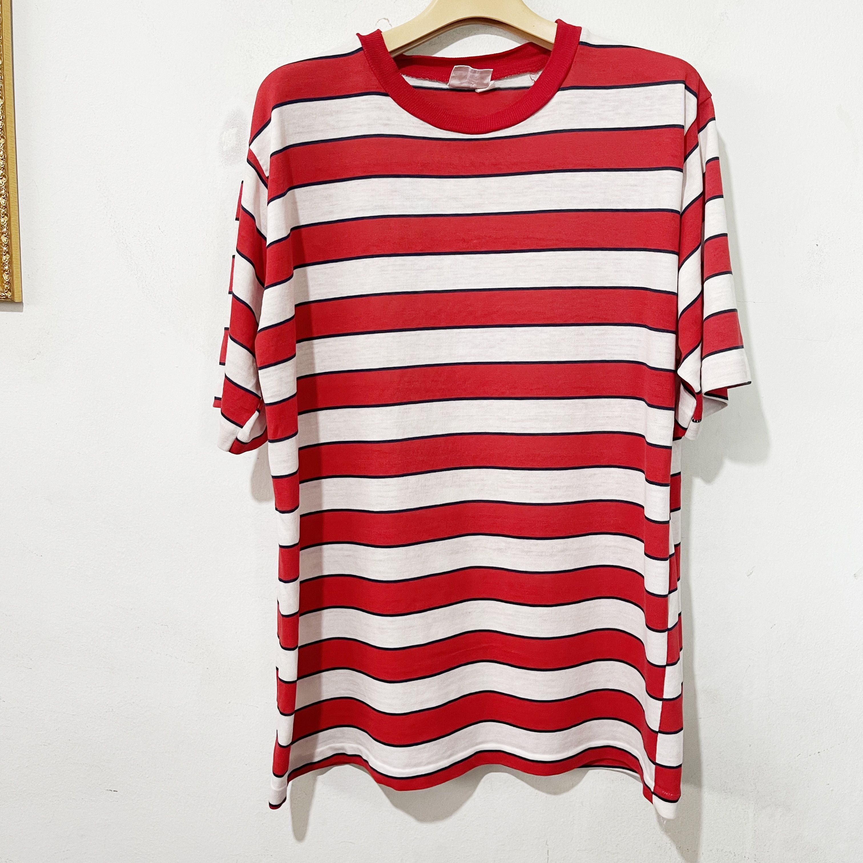 Vintage Vintage 90s Striped Shirt Size US L / EU 52-54 / 3 - 1 Thumbnail