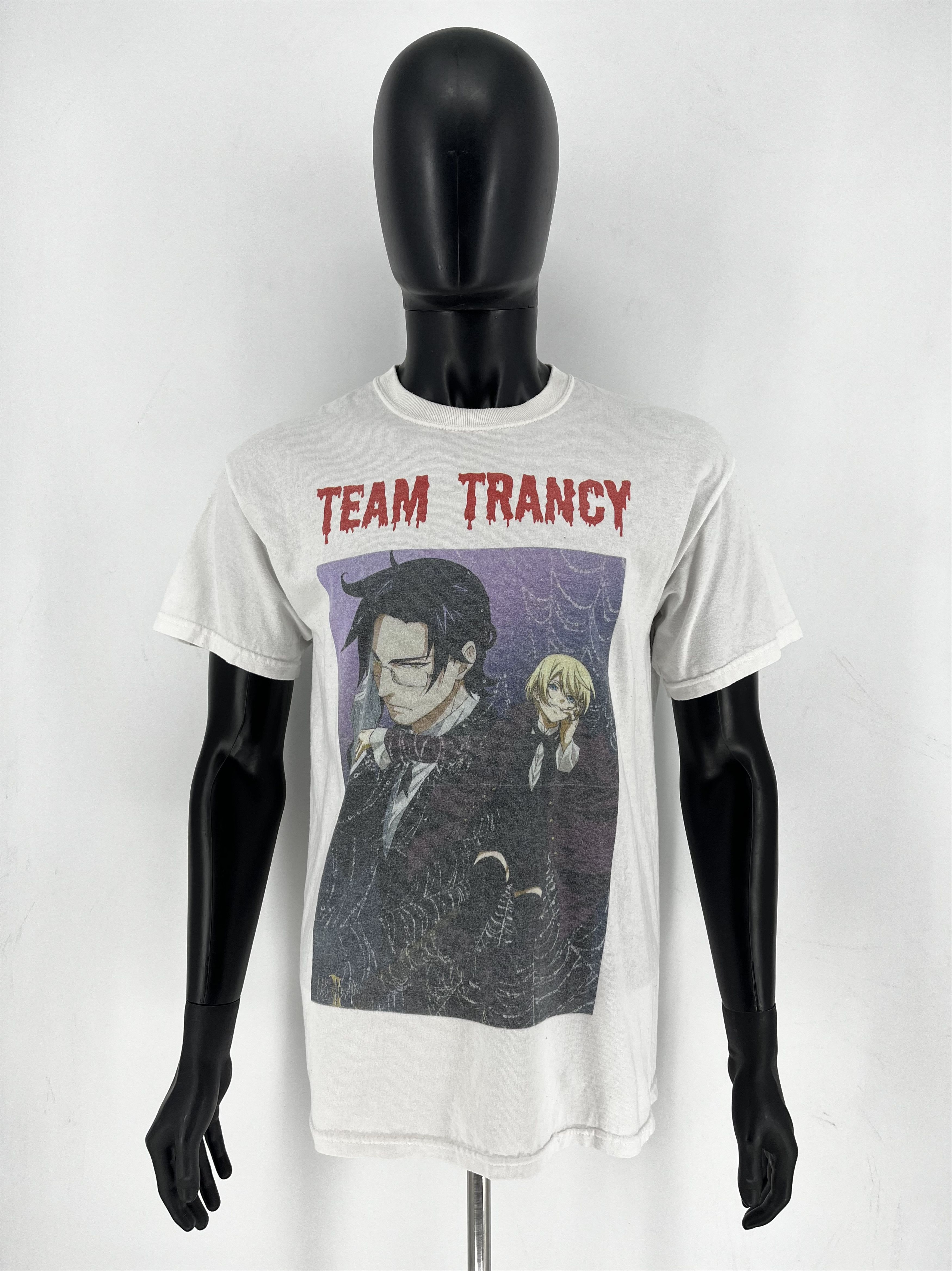 Anime Team Trancy Anime Tee – , White Graphic, Black Butler Size US M / EU 48-50 / 2 - 4 Thumbnail
