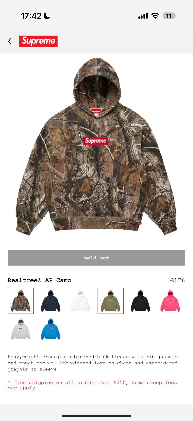 Supreme Supreme Realtree Boxlogo AP Camo Size US M / EU 48-50 / 2 - 3 Thumbnail