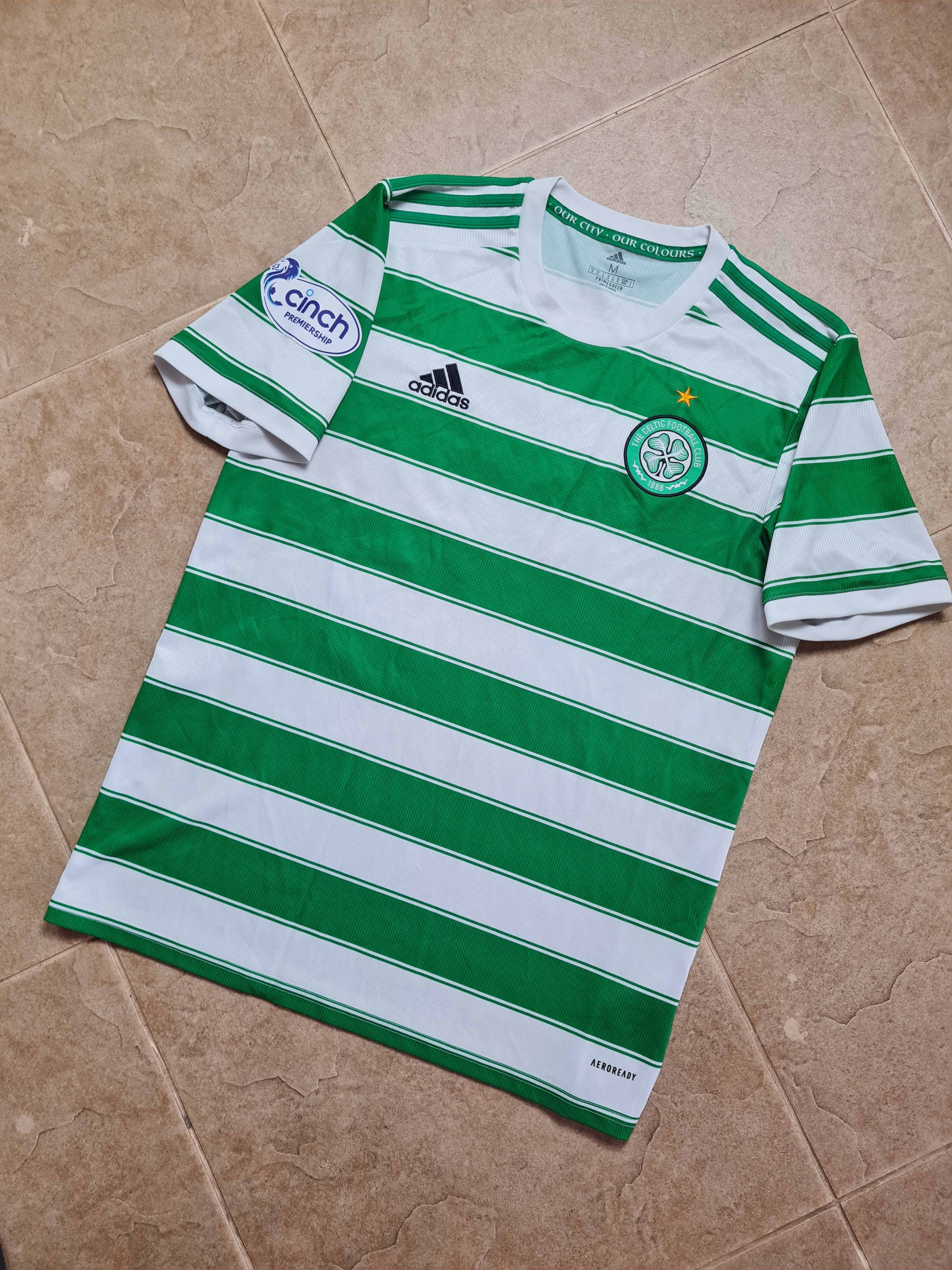 Adidas Jersey Celtic FC #16 Soccer Shirt 20/21 Adidas Trikot Size US M / EU 48-50 / 2 - 10 Thumbnail