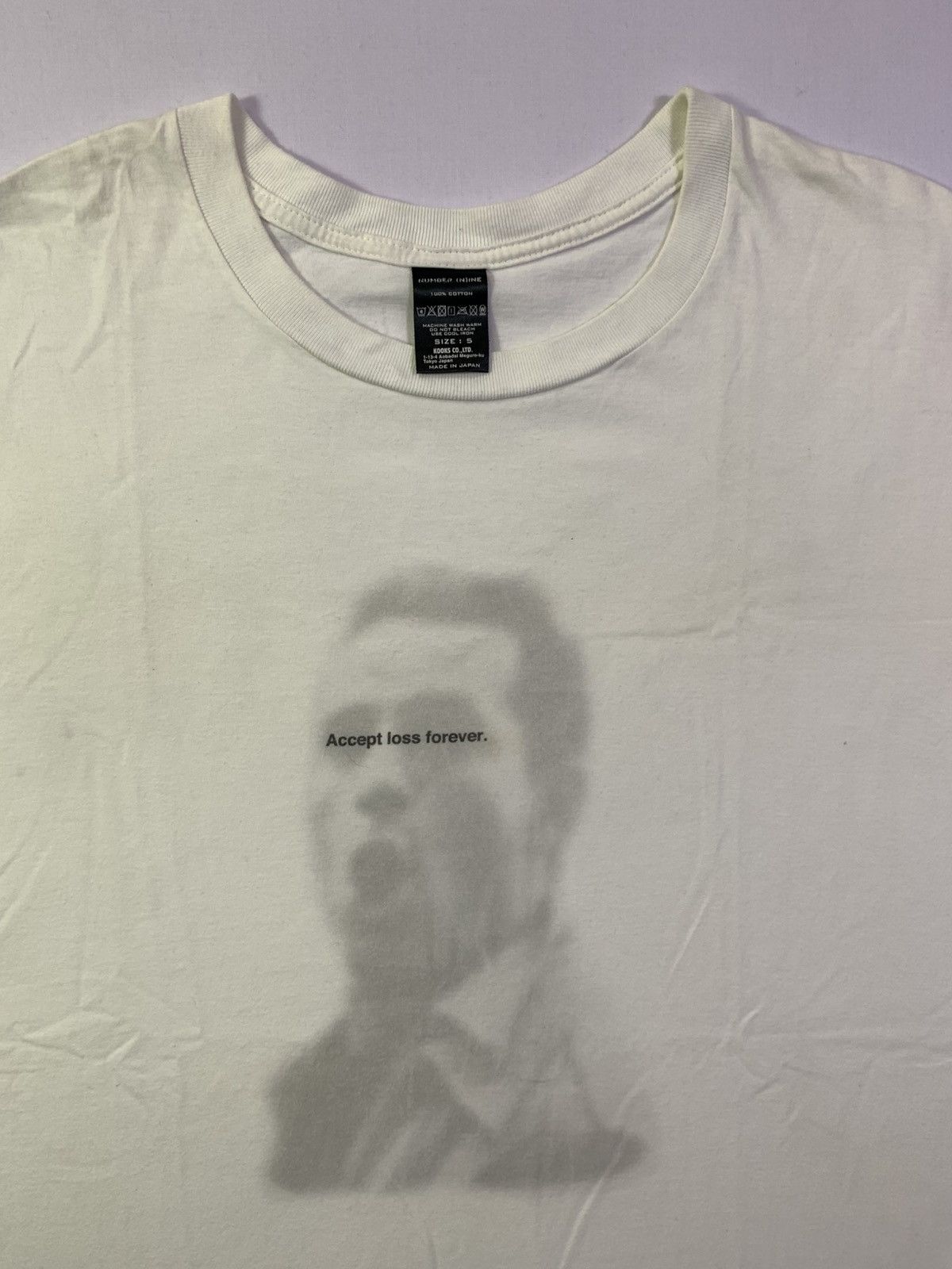 Japanese Brand Number Nine “Accept Loss Forever” Size US XL / EU 56 / 4 - 1 Thumbnail