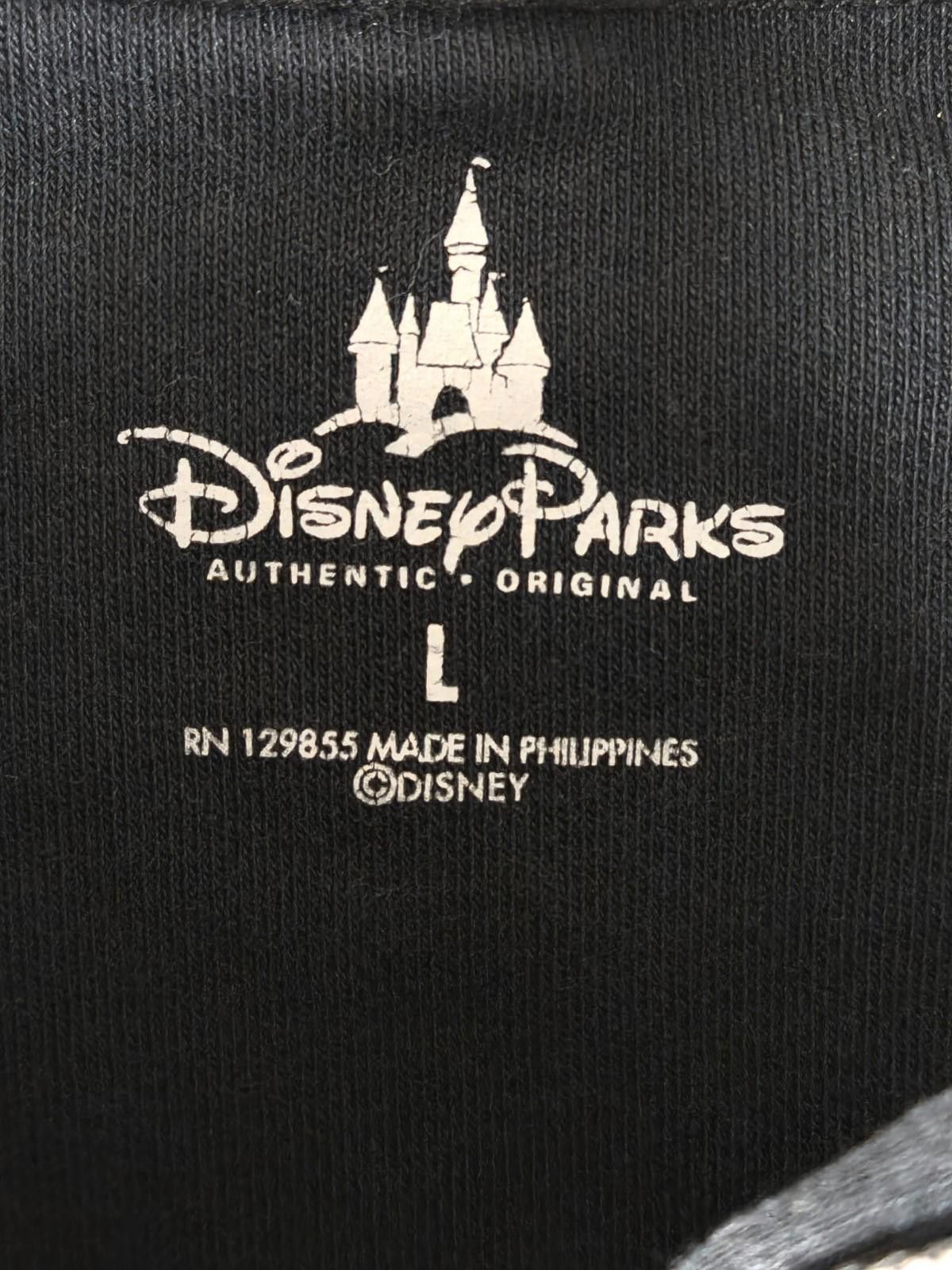 Designer Disneyland Embroidered Disney Parks 1/4 Zip Black Sweatshirt Size US L / EU 52-54 / 3 - 2 Thumbnail