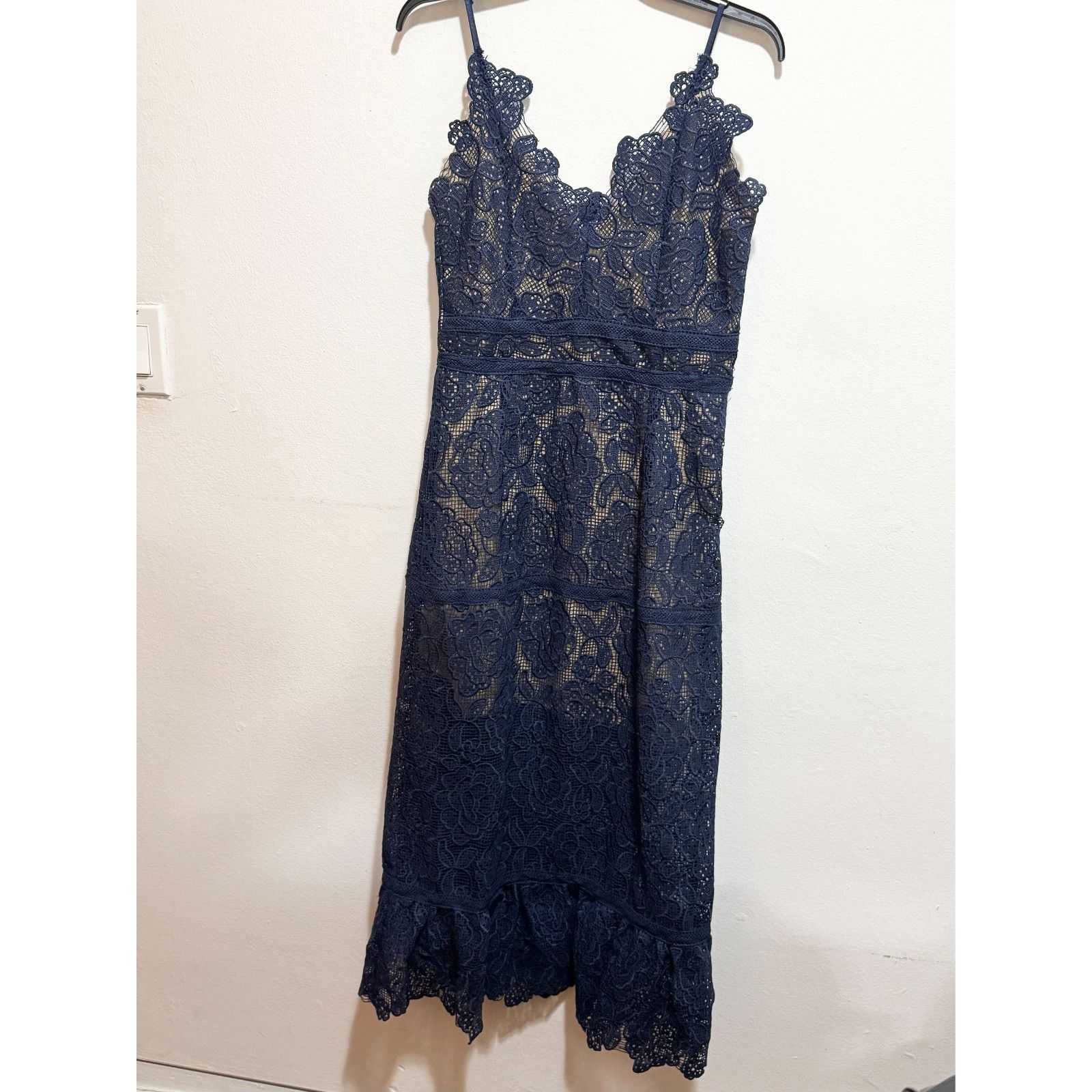Other Foxiedox lace Midi Dress Navy Blue Size M Size M / US 6-8 / IT 42-44 - 3 Thumbnail