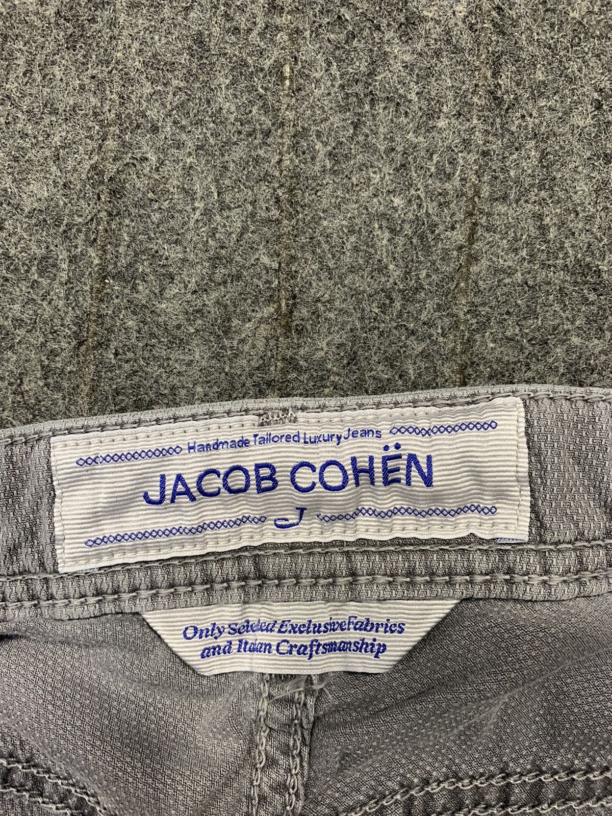 Jacob Cohen Jacob Cohen Italy Handmade Luxury Grey Jeans Straight Cut Size US 30 / EU 46 - 10 Thumbnail