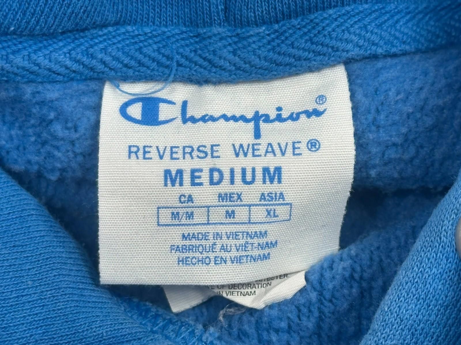 Champion Champion Reverse Weave Drawstring Hoodie Blue Women's M Size M / US 6-8 / IT 42-44 - 6 Thumbnail