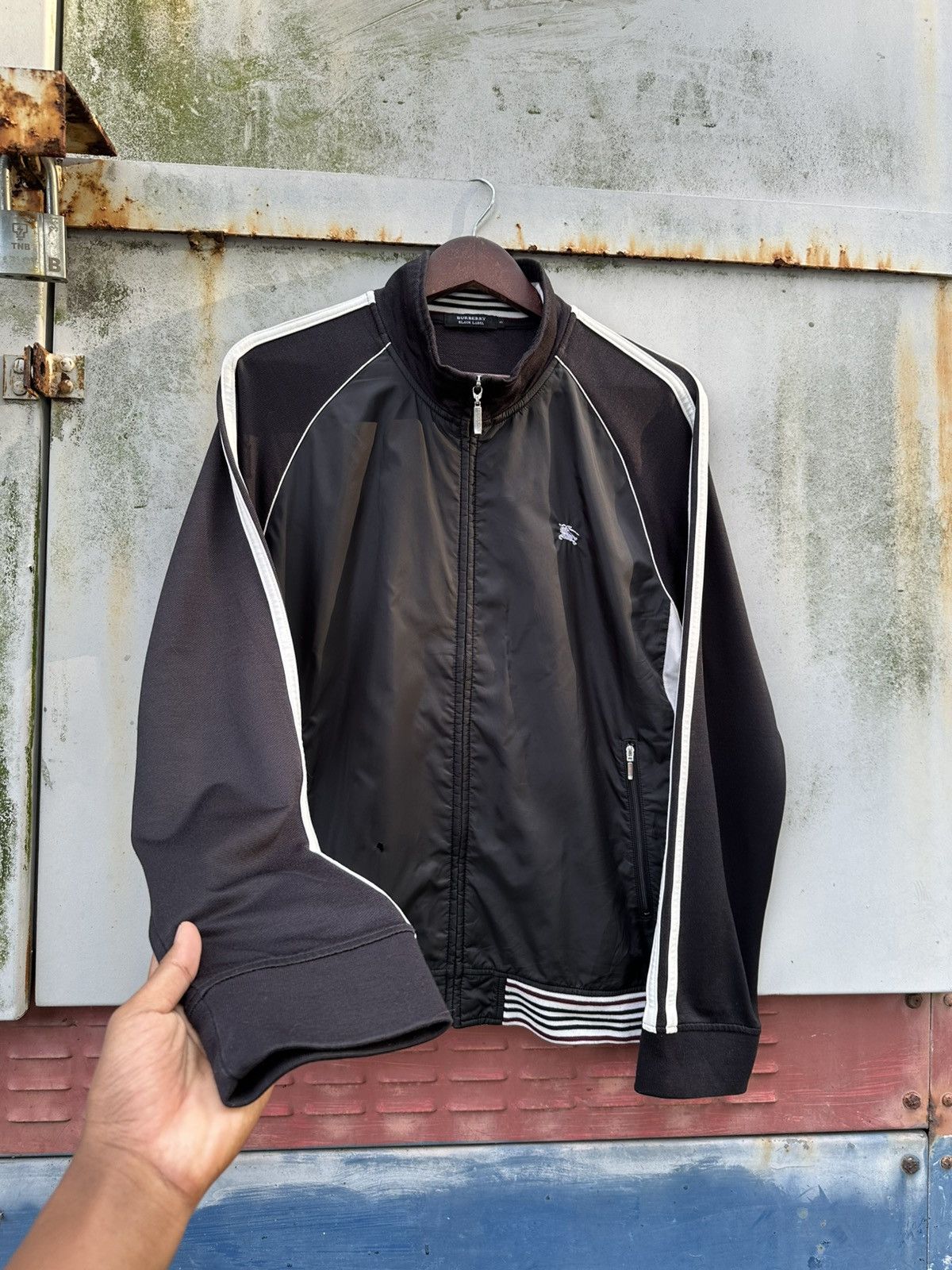 👹Burberry Black Label Track Jacket