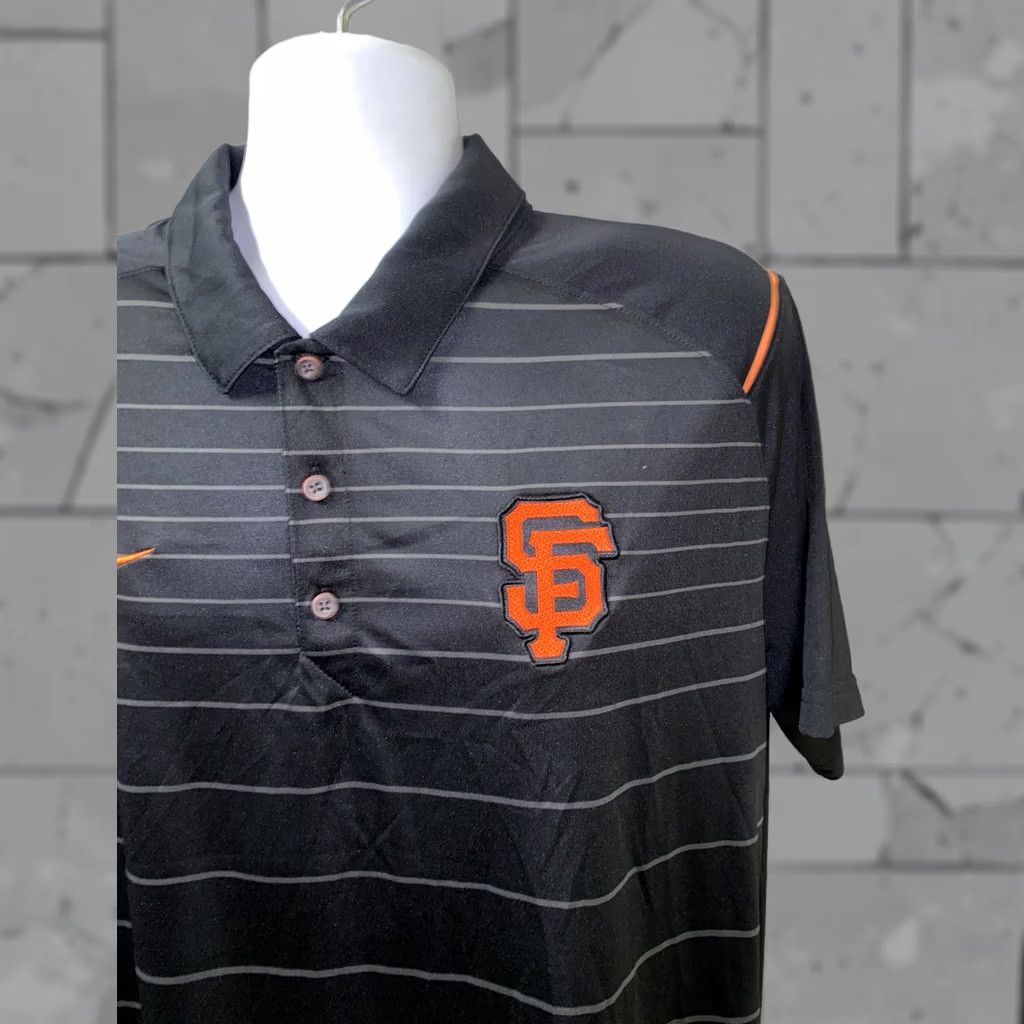 Nike Nike Dri-Fit Polo Shirt San Francisco Short Sleeve Mens XL Black Size US XL / EU 56 / 4 - 1 Thumbnail