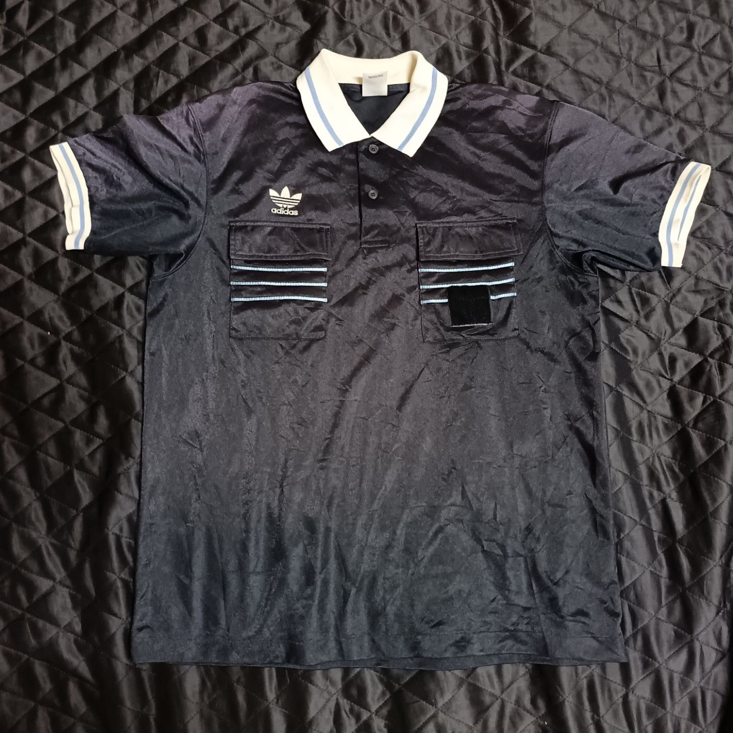 Adidas Adidas Trefoil Vintage Soccer Football Referee Jersey Size US XL / EU 56 / 4 - 1 Thumbnail