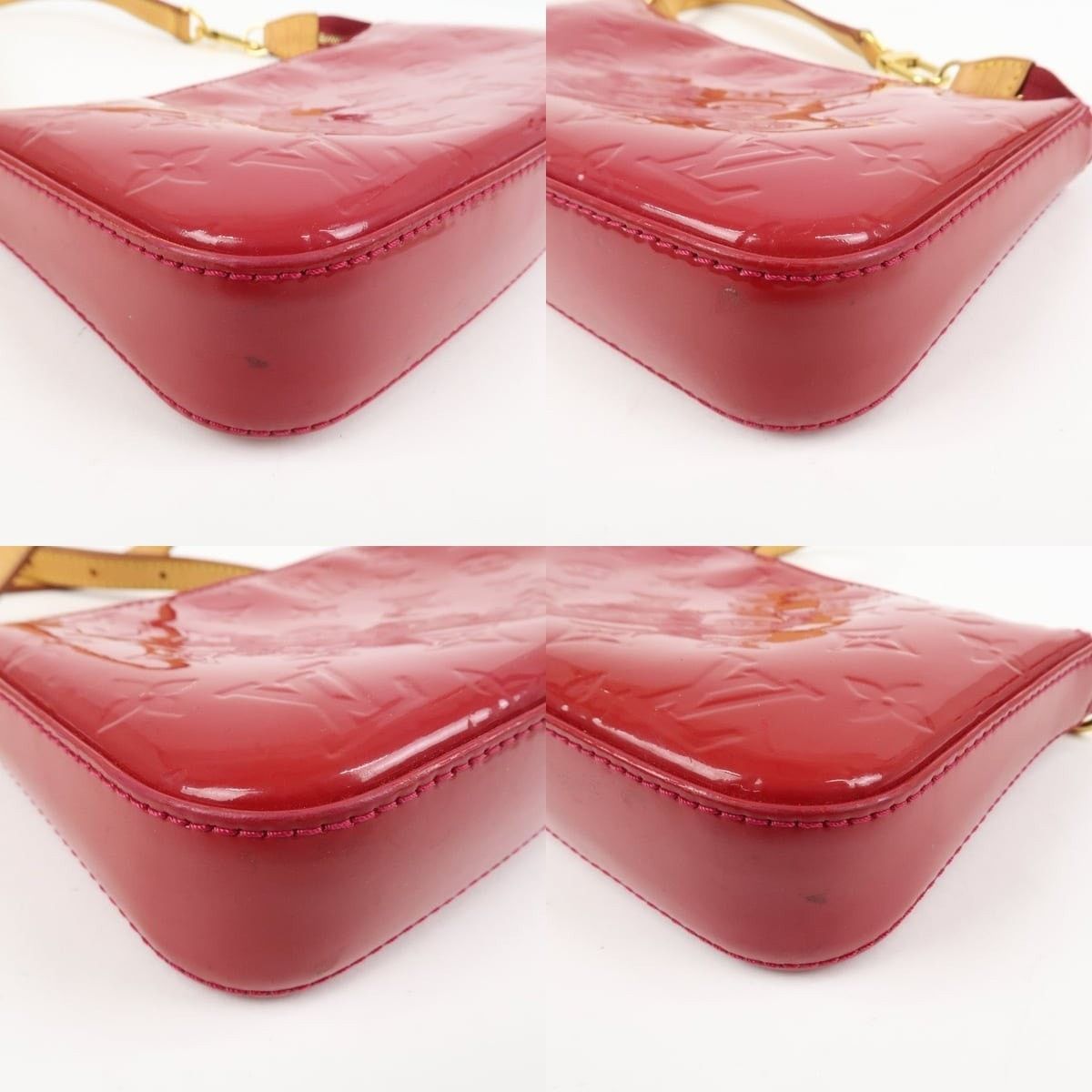 Louis Vuitton Louis Vuitton Monogram Vernis Pochette Accessoires Pouch Red Size ONE SIZE - 5 Thumbnail