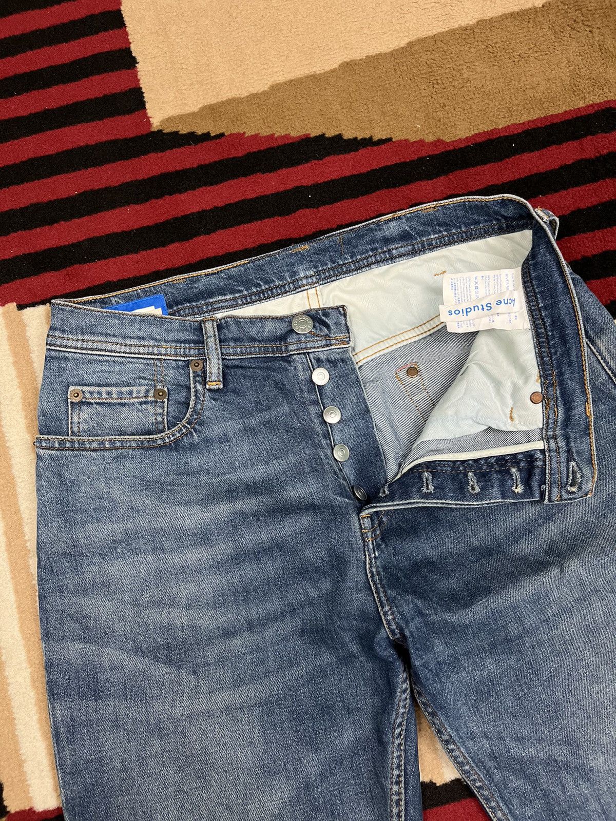 Acne Studios Acne Studios Bla Konst Denim Pants Size US 29 - 4 Thumbnail