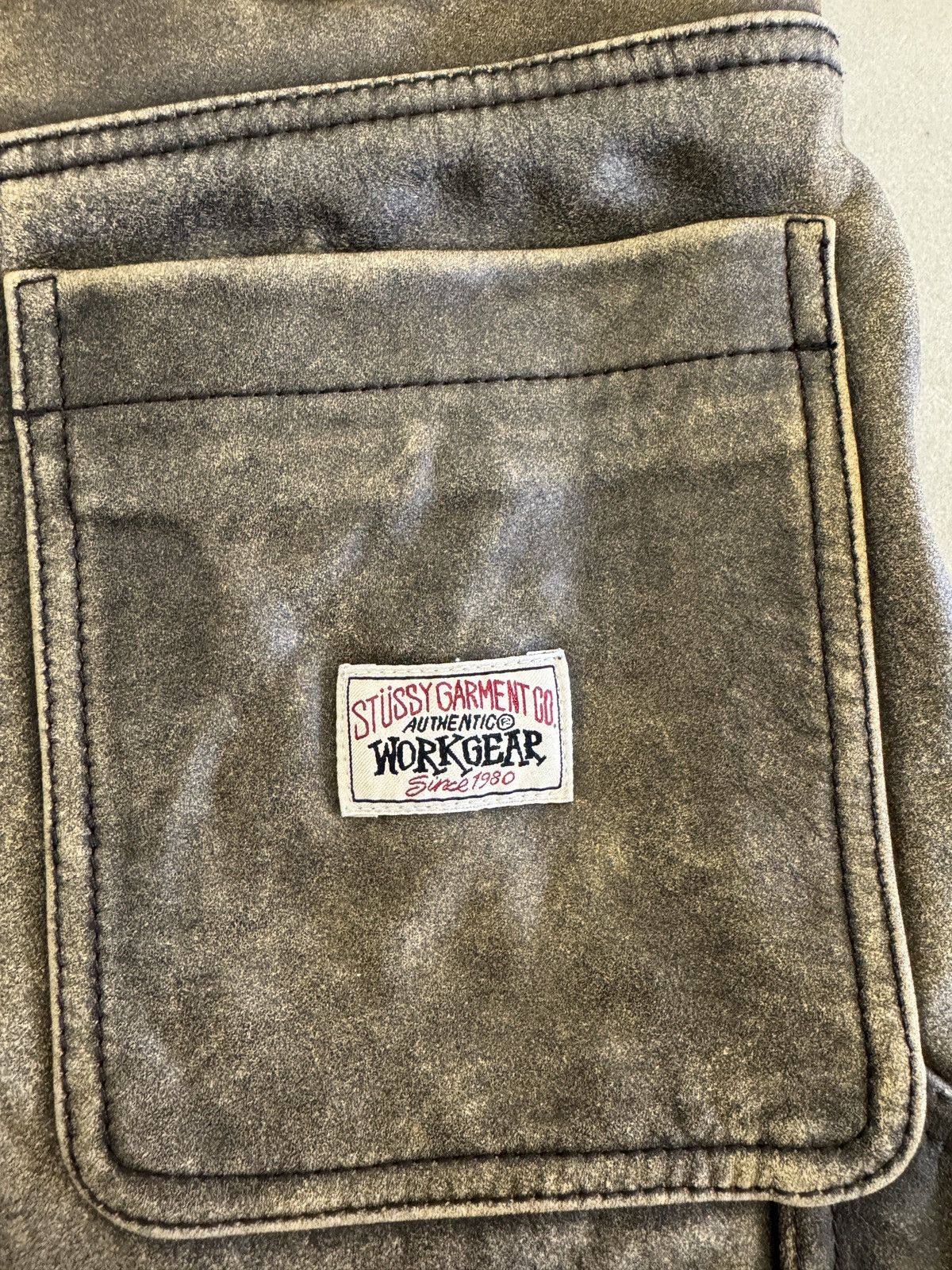 Stussy Stussy Workpant Distressed Leather Size US 32 / EU 48 - 6 Thumbnail