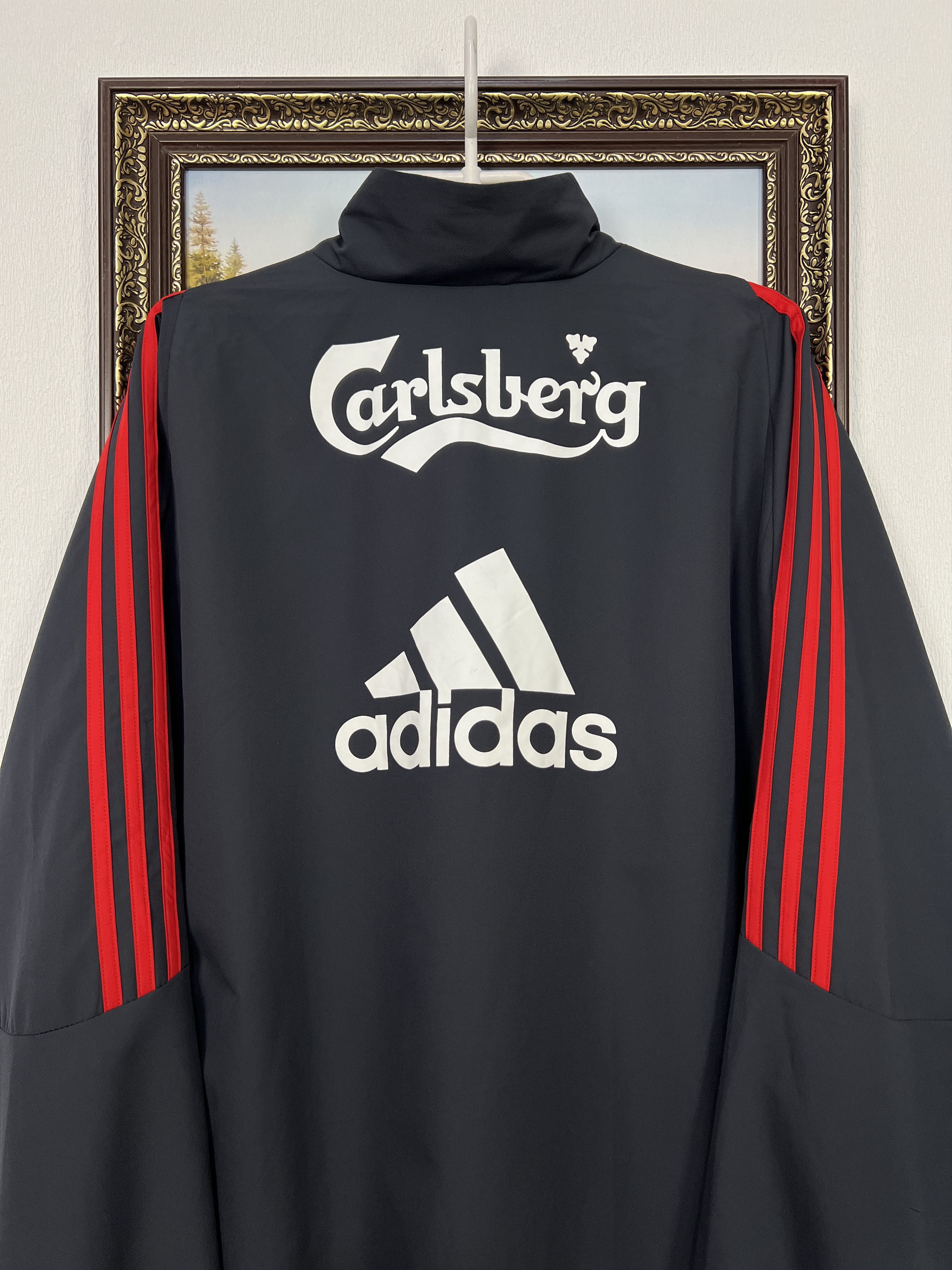 Adidas Vintage Adidas Liverpool Football Jacket Soccer Train Size US L / EU 52-54 / 3 - 12 Thumbnail