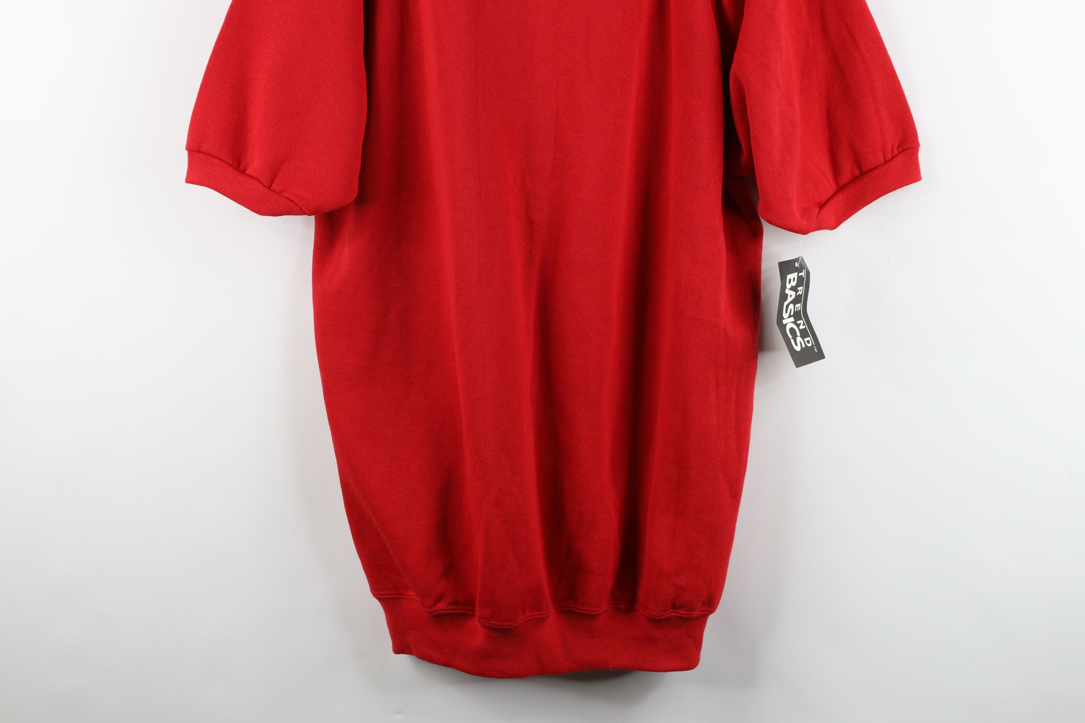 Vintage Deadstock Vintage 90s Streetwear Short Sleeve Sweatshirt USA Size US XL / EU 56 / 4 - 3 Thumbnail