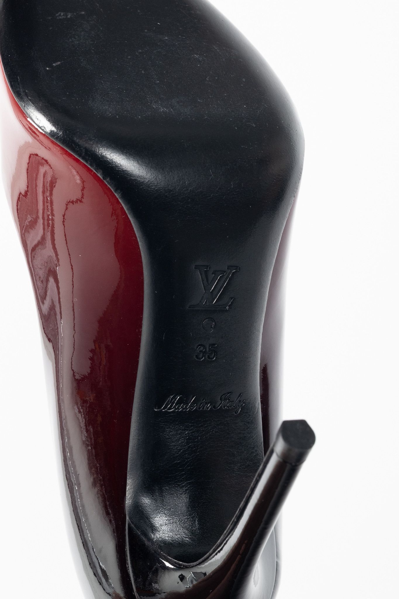 Louis Vuitton Louis Vuitton Gossip Ombre Patent Leather Cube Heels Size US 4.5 / IT 34.5 - 5 Thumbnail