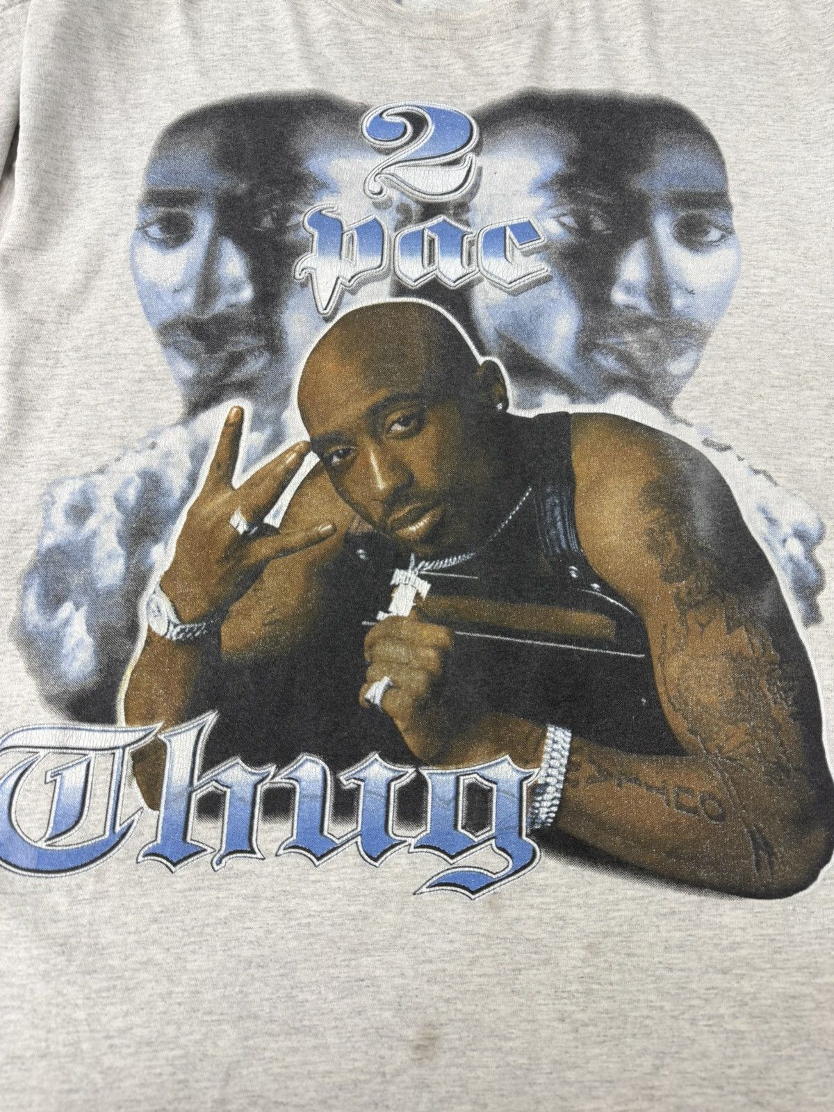 Rap Tees Vintage Tupac Shakur Raptees Size US XL / EU 56 / 4 - 8 Thumbnail
